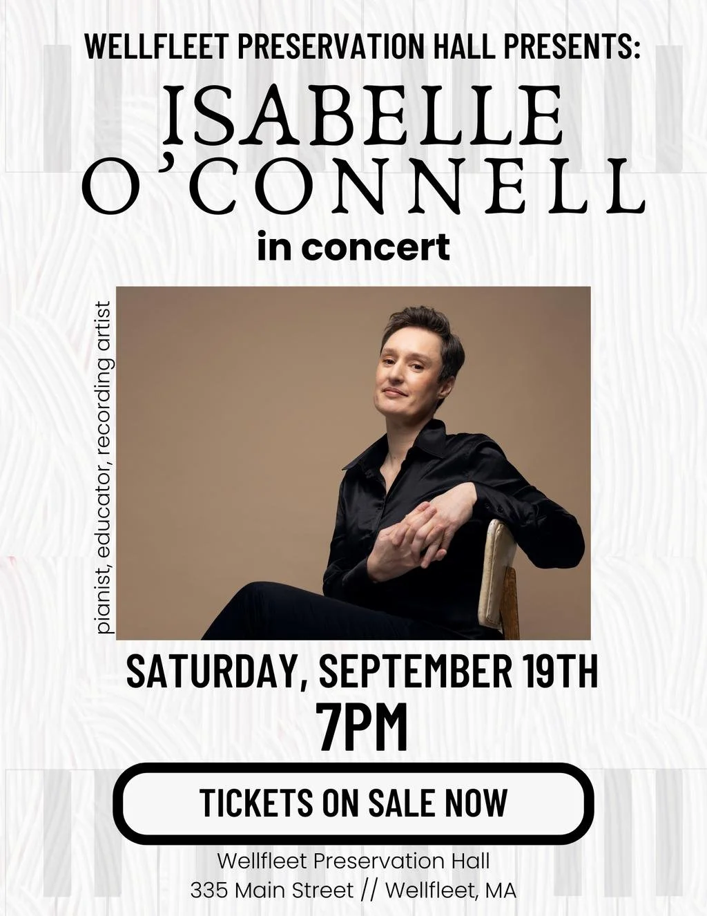 Isabelle O'Connell in Concert