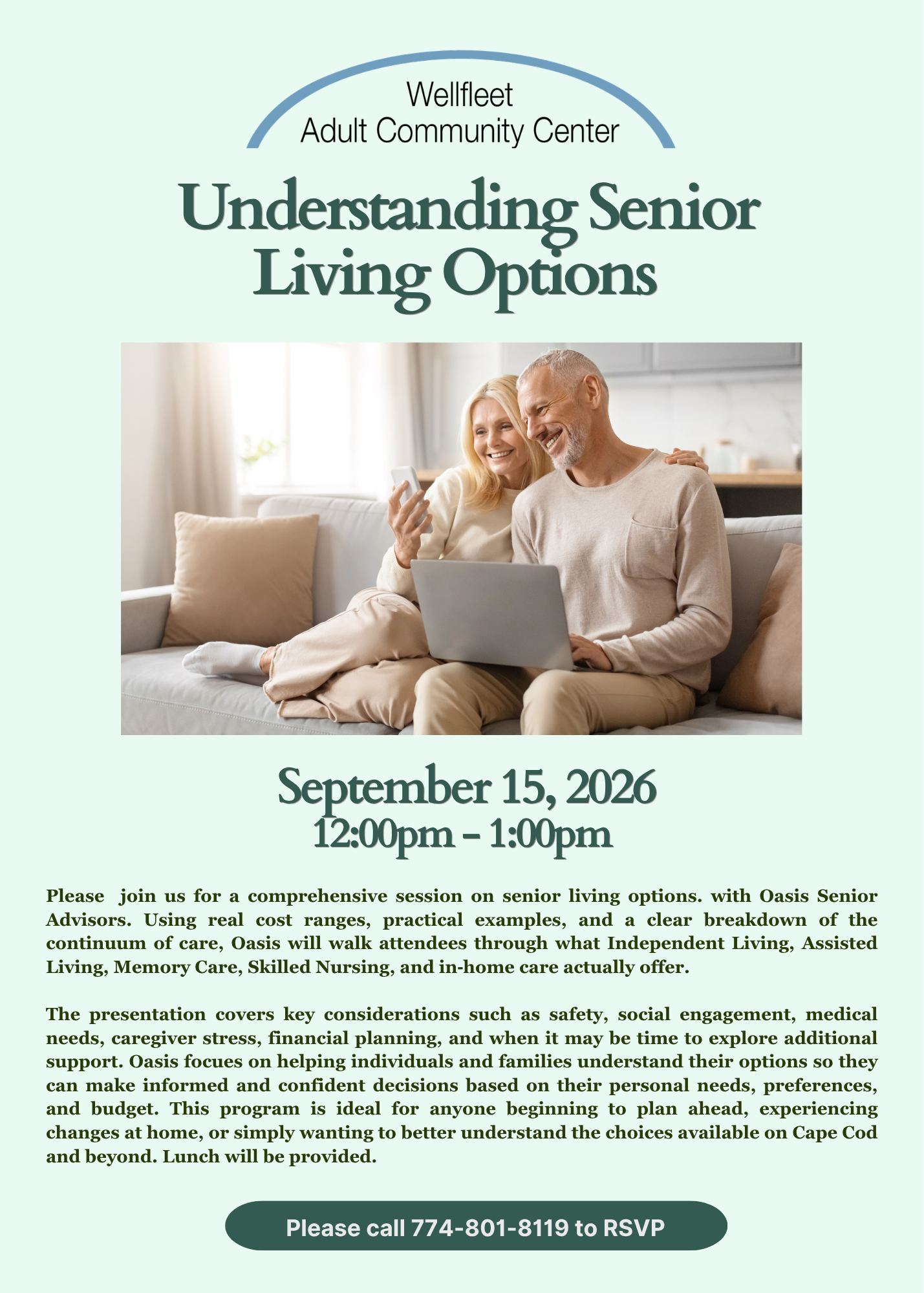 Senior Living Options with Oasis Senior Advisors