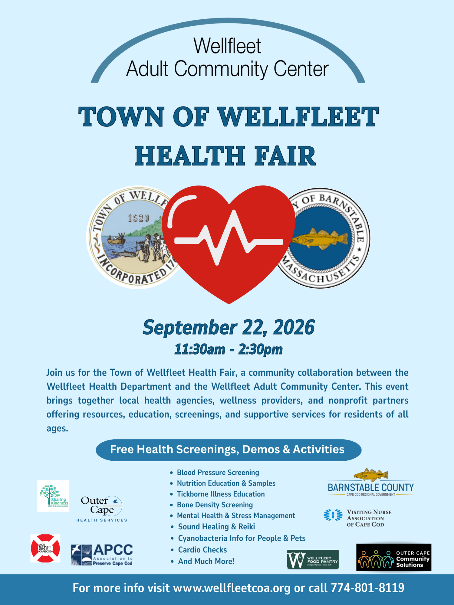 Town of Wellfleet Health Fair