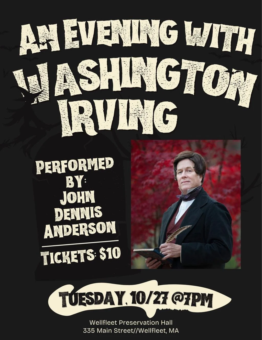 An Evening with Washington Irving: An Interactive Performance
