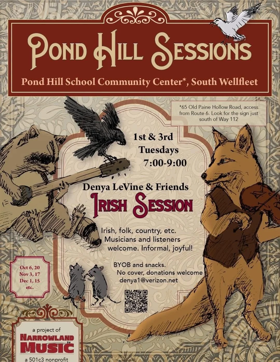 Irish Music &amp; More with Denya LeVine &amp; Friends 
