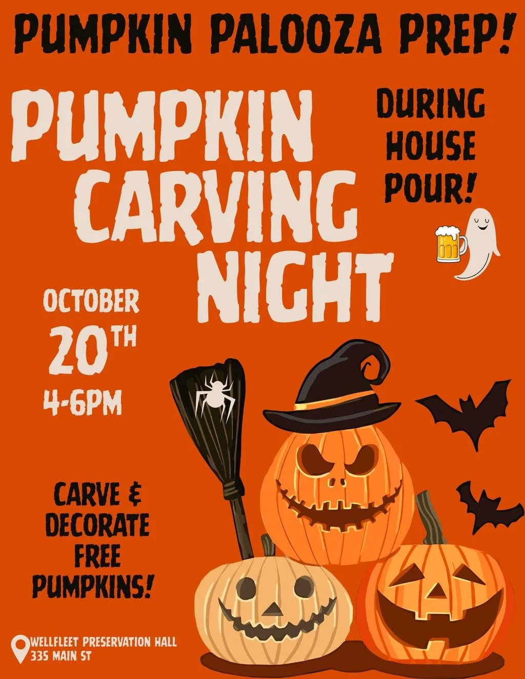 Pumpkin Carving at House Pour
