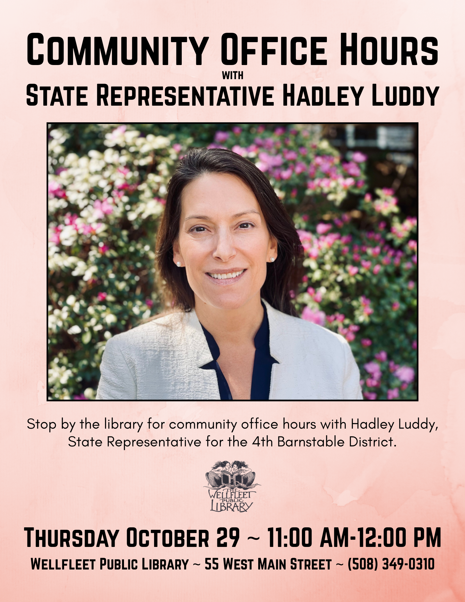 Community Office Hours with State Representative Hadley Luddy