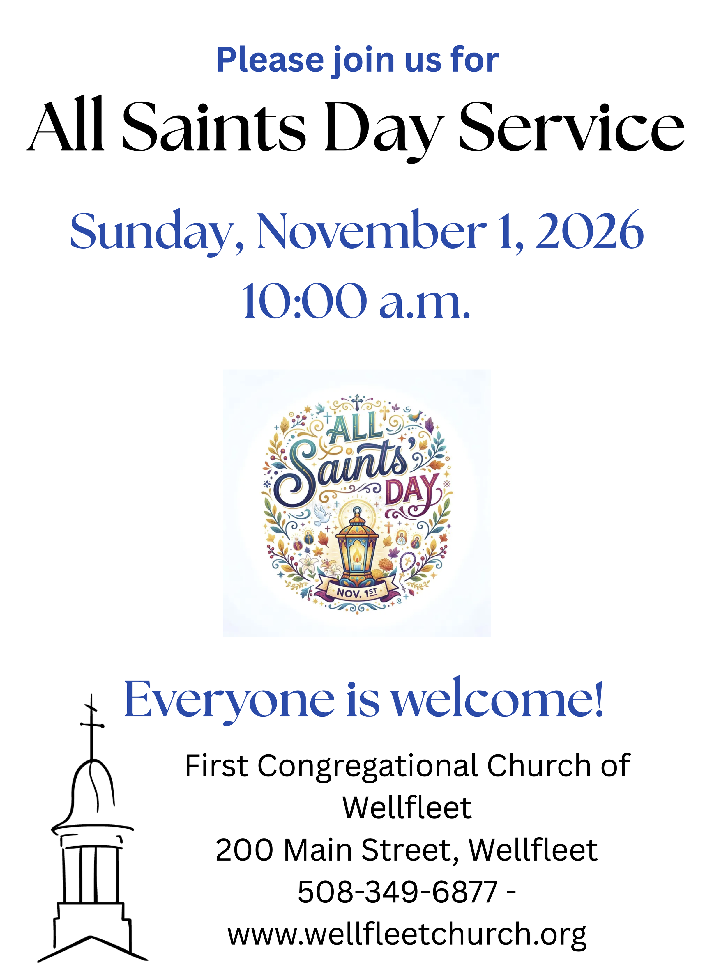 All Saints Day Service