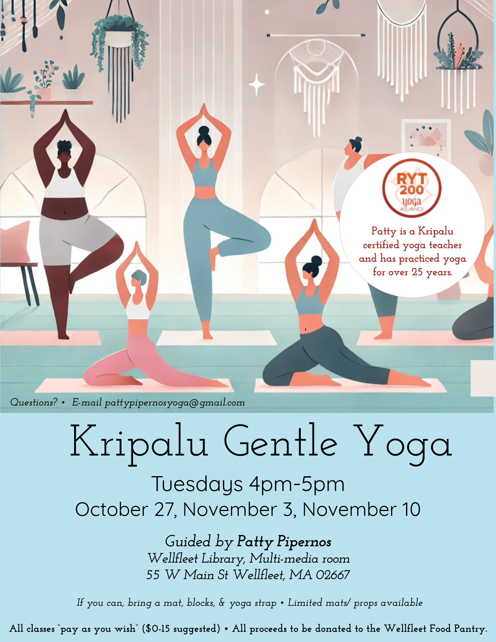 Kripalu Gentle Yoga with Patty Pipernos
