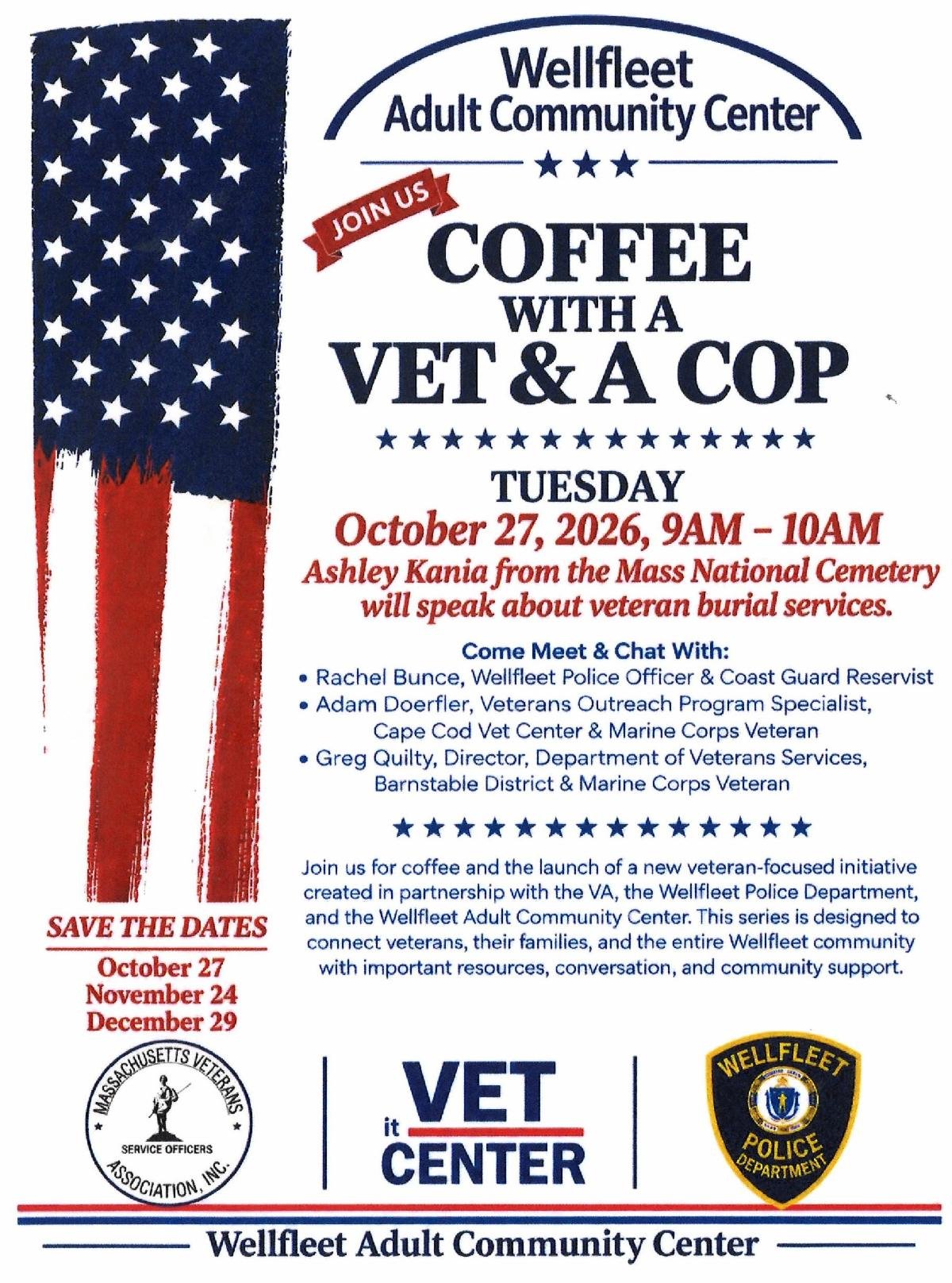 Coffee with a Vet and a Cop