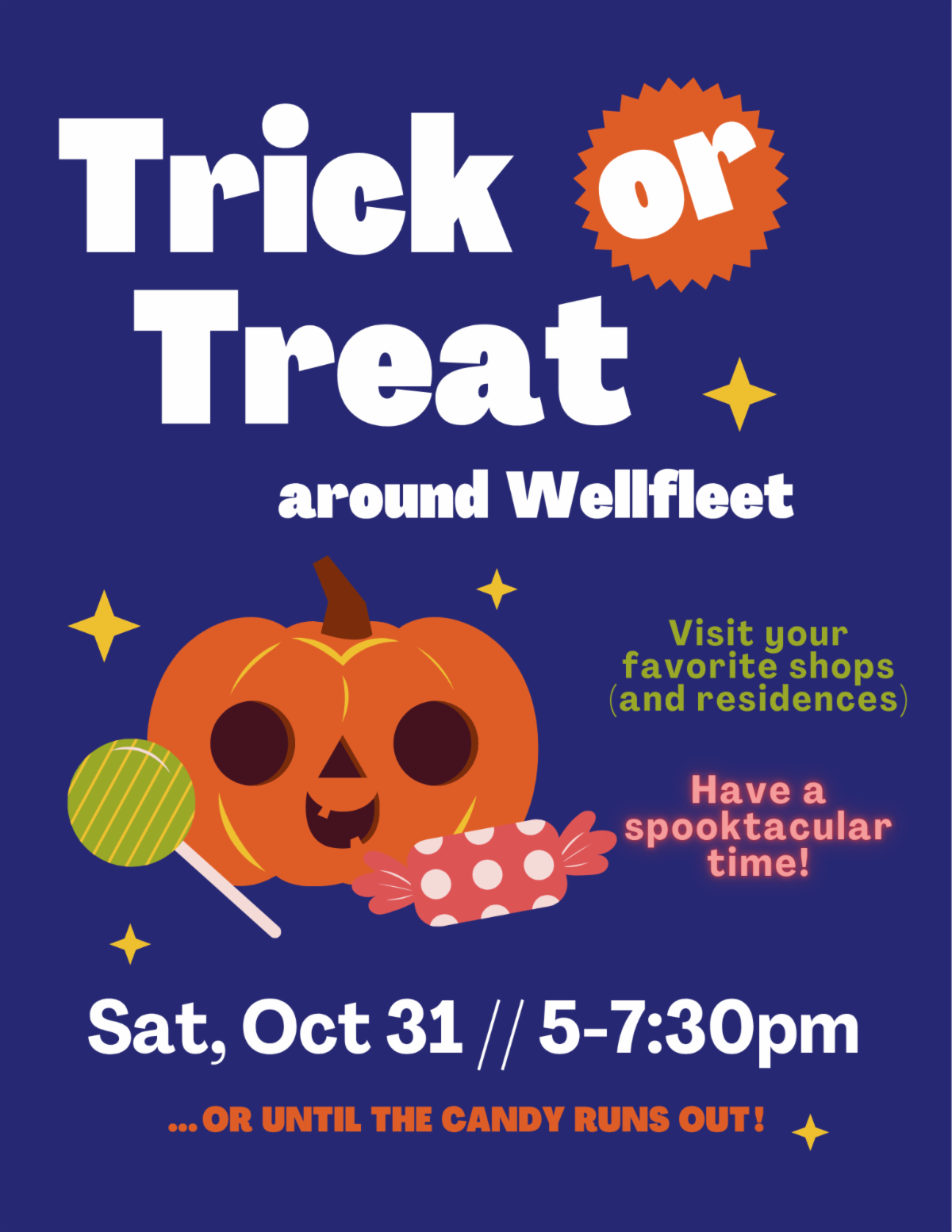 Trick or Treat in Downtown Wellfleet