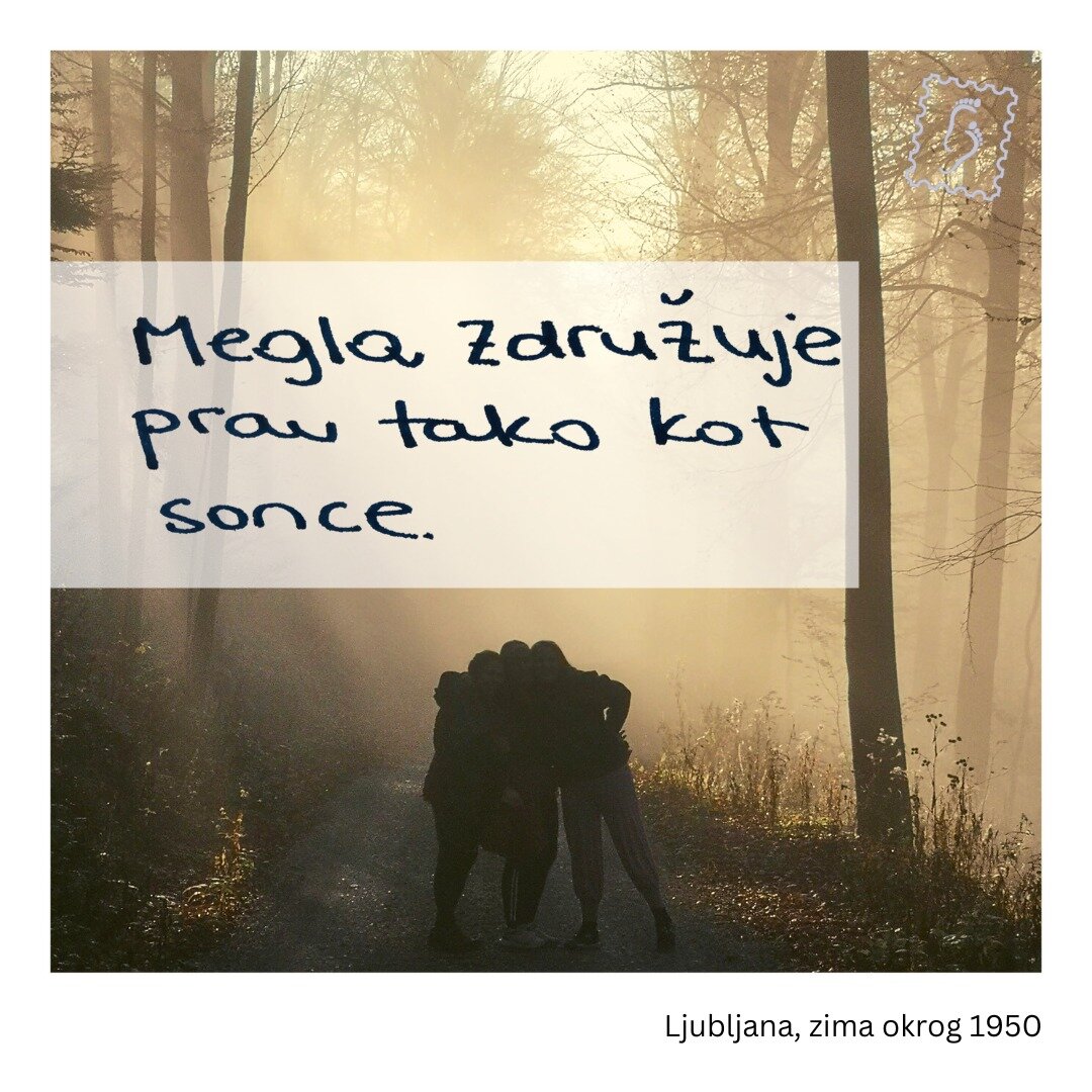 Zgodilo se je neke zime okrog 1950 v Ljubljani. Danica, najstnica, je tistega dne z delom  v tovarni zaključila zgodaj popoldne. Oblekla je vse, kar je imela s sabo, stopila skozi vrata in obstala. Okrog in okrog nje ni bilo ničesar. Sneg in megla, k