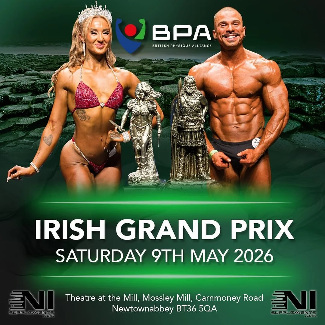 There&rsquo;s something special about a stage where everyone truly gets their moment to shine. ✨💪🏼
 This shot of our two Overall Irish champions from 2025 standing proud with their trophies gives us chills!  What a day!!! @feh_lipaum @onlygains._ 
