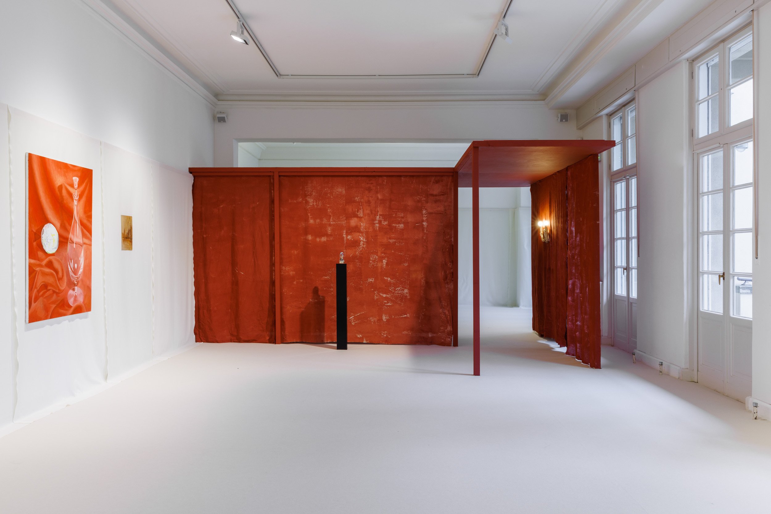  Installation view of  Bruno Pélassy and the Order of the Starfish  at House am Waldsee, 2023. Photo: Frank Sperling 