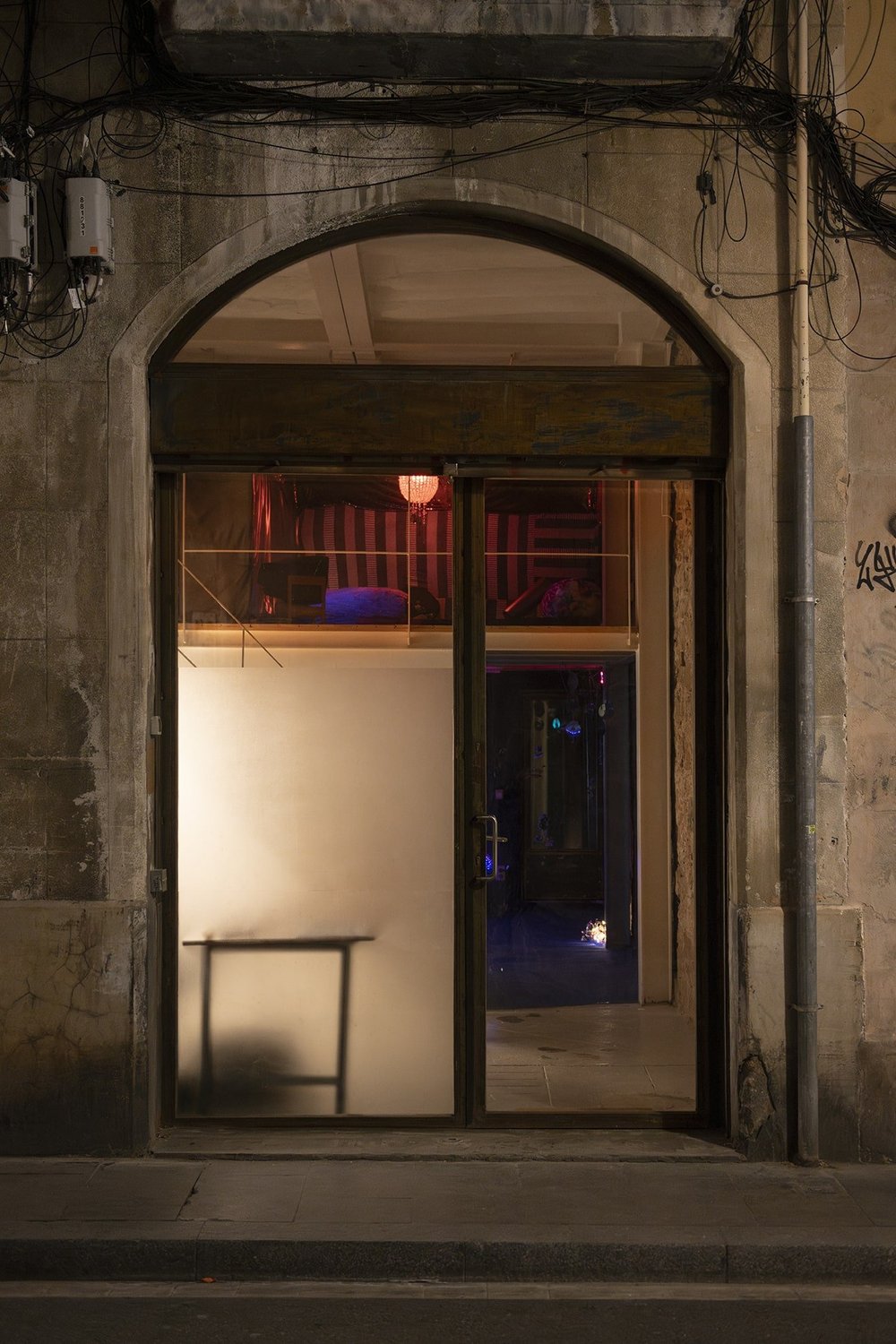  Parastu Gharabaghi, exhibition view of  Dare2b B&amp;B  at Cordova, 2024. Photo: Roberto Ruiz 