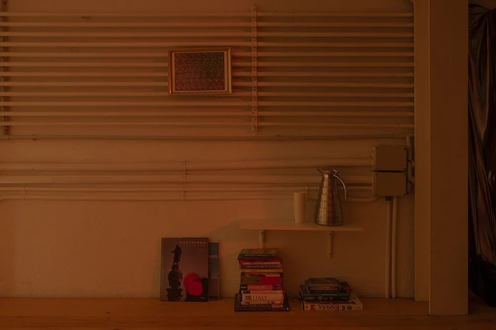  Parastu Gharabaghi, exhibition view of  Dare2b B&amp;B  at Cordova, 2024. Photo: Roberto Ruiz 