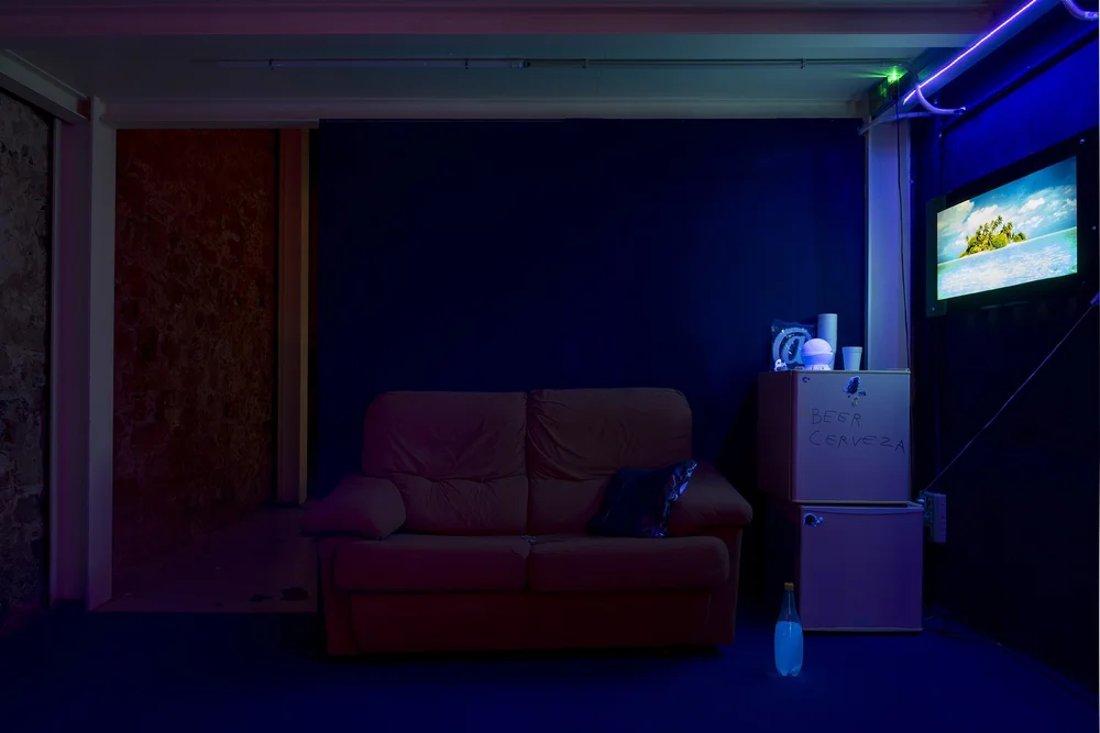  Parastu Gharabaghi, exhibition view of  Dare2b B&amp;B  at Cordova, 2024. Photo: Roberto Ruiz 