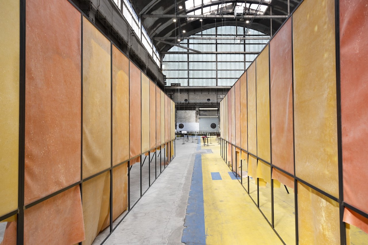 Liesl Raff, Installation View, Les Grandes Locos, 2024, Biennale de Lyon. Photo: Jair Lanes