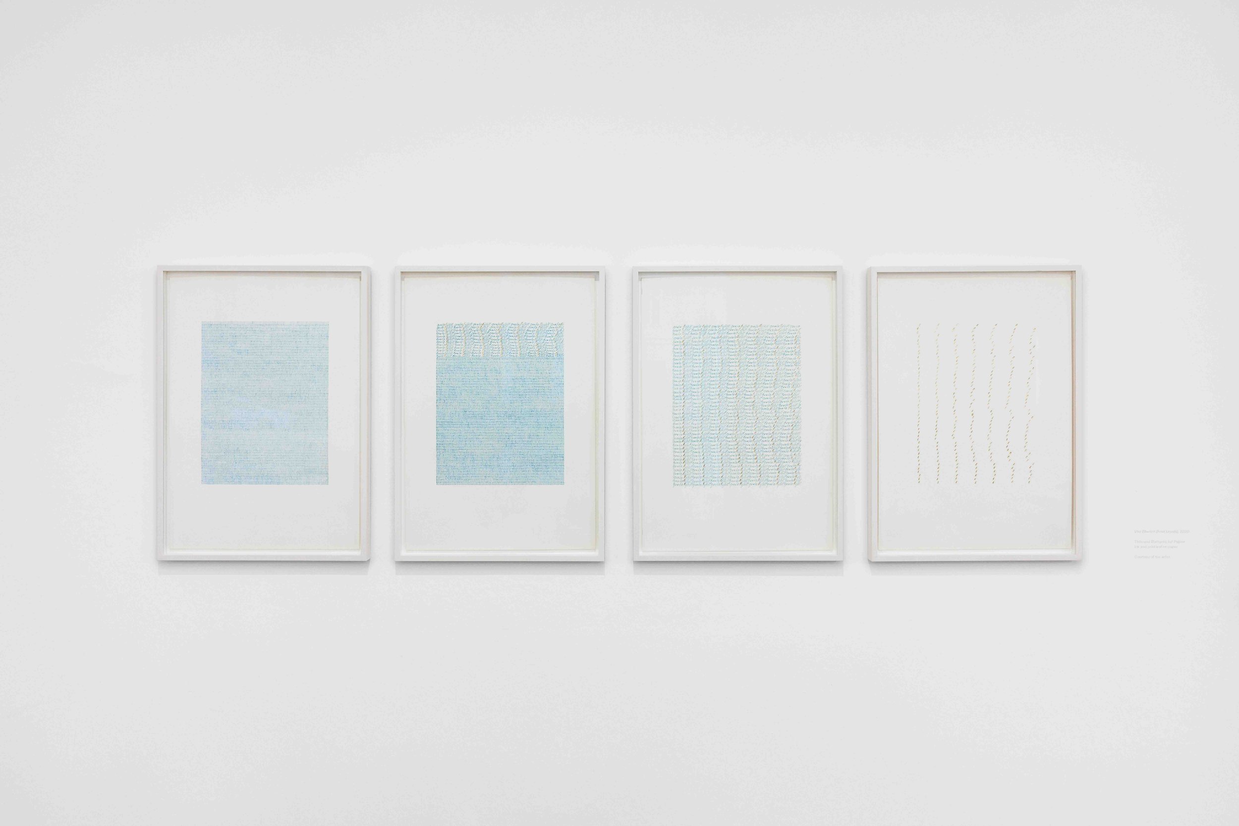 Greta Schödl, Vier Ebenen (Four Levels) , 2020. Installation view of Street Poetry at Phileas, Vienna, 2025. Photo: kunstdokumentation.com/Manuel Carreon Lopez