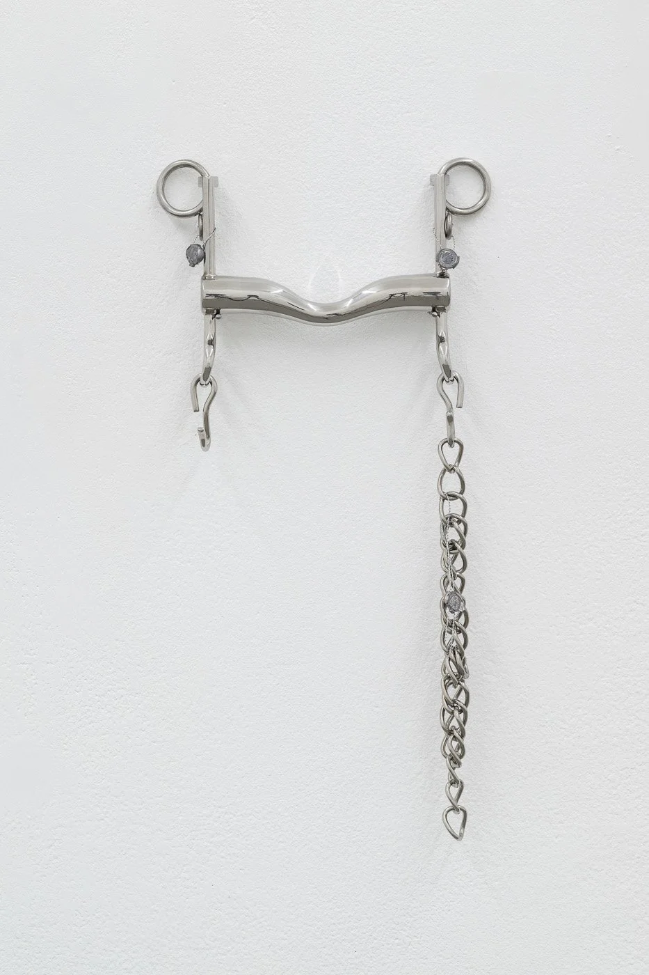Tanja Widmann Johannes Porsch Produced by, -1, One plus (Bit) , 2025, 14.8 x 15.5 x 2.4 cm, installation view at Cell Project Space, London, UK. Courtesy Cell Project Space, Photo: Damian Griffiths