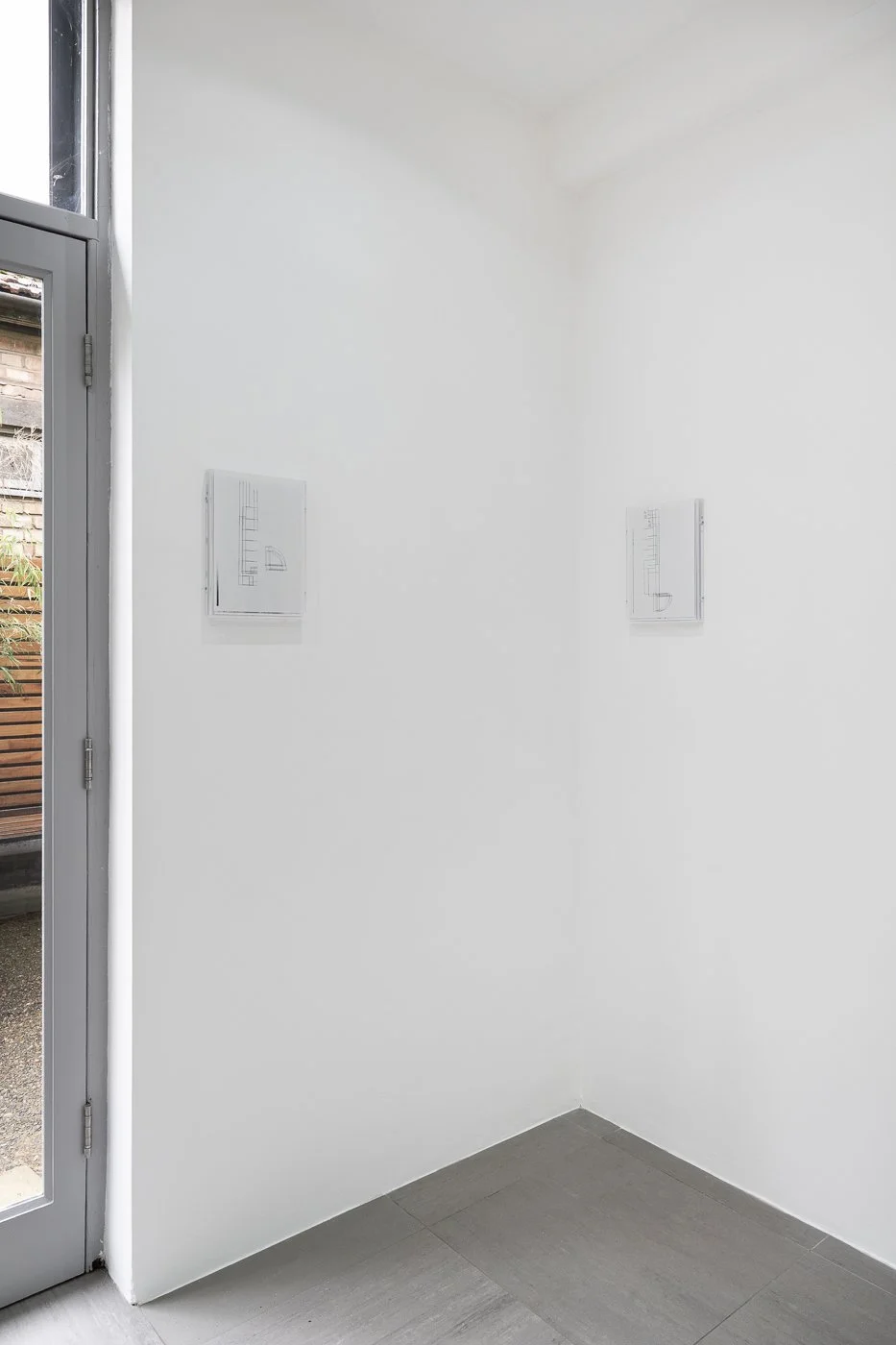 Tanja Widmann Johannes Porsch Produced by, installation view of -1, plus One , 2025 at Cell Project Space, London, UK. Courtesy Cell Project Space, Photo: Damian Griffiths