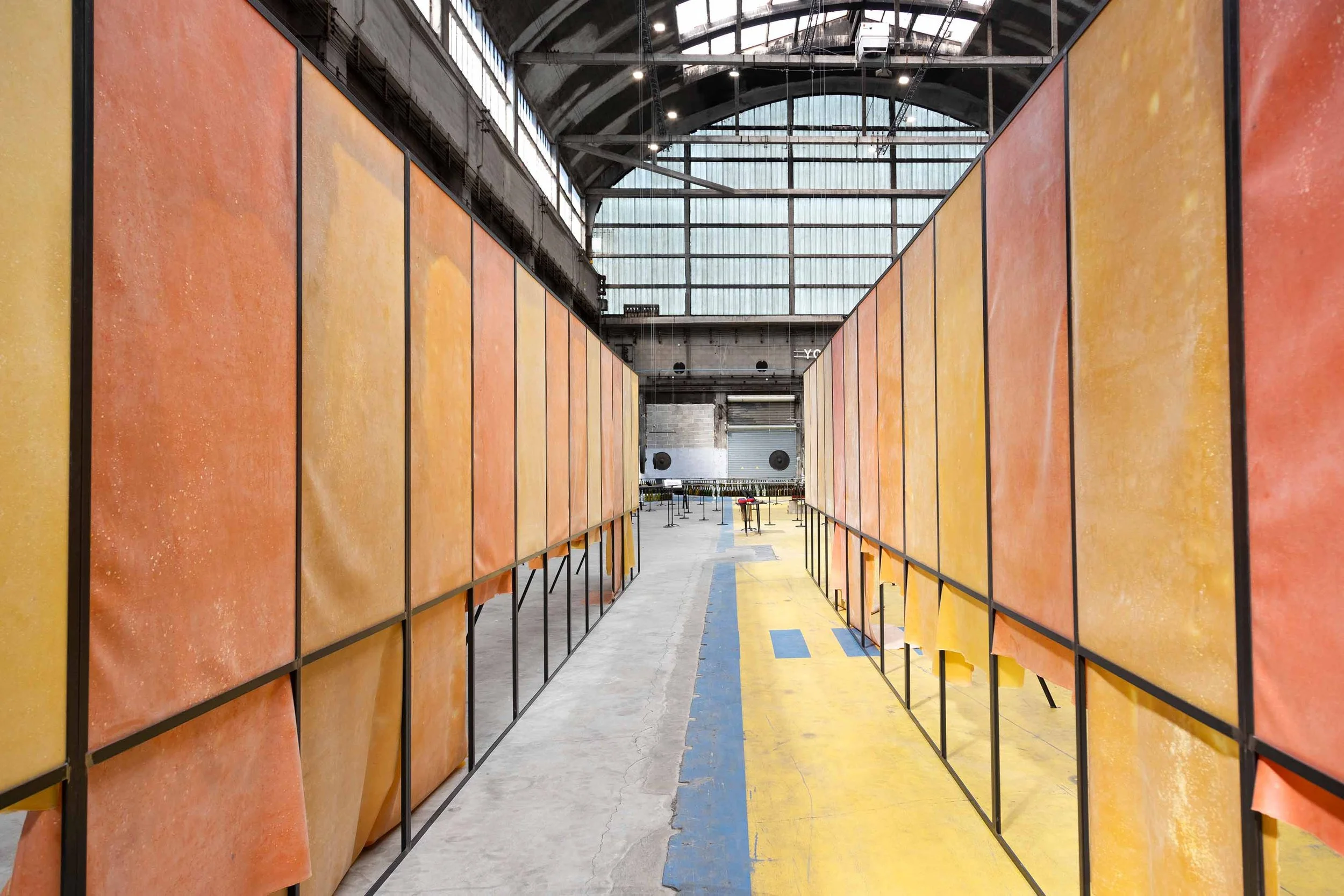  Liesl Raff, Installation view of  Les Grandes Locos , 2024, Biennale de Lyon. Photo: Jair Lanes 