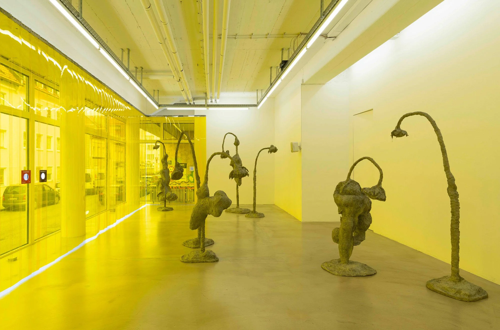  James Lewis,  Ruderal , installation view at Nir Altman Gallery, Munich, 2022. Photo: Dirk Tacke 