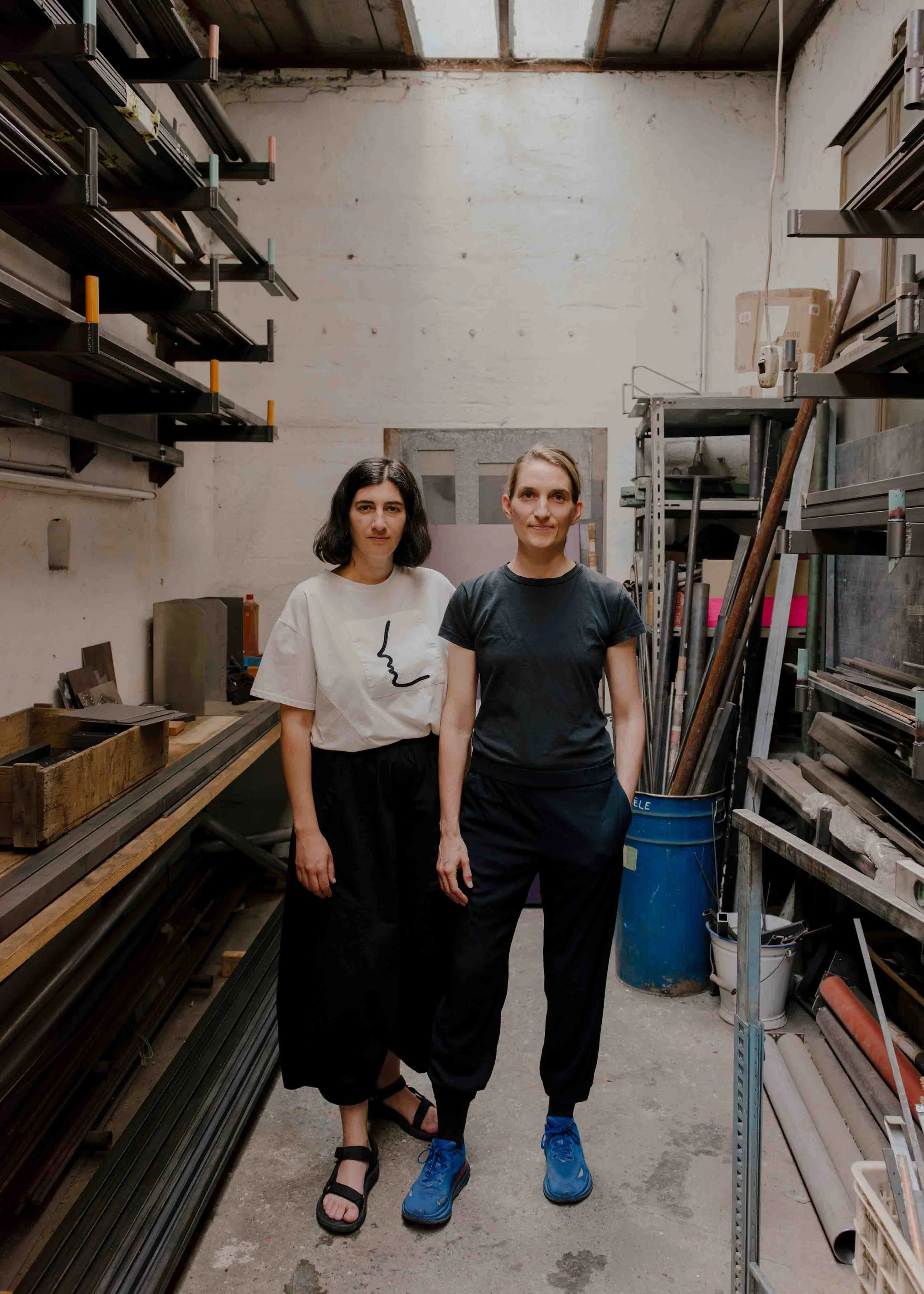  Studio Portrait, Anne Glasser and Marit Wolters. Photo: Lea Sonderegger 