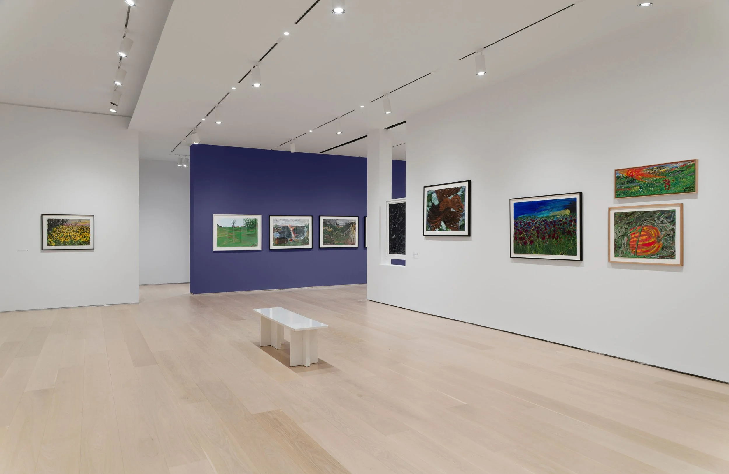  Ceija Stojka, installation view of  Making Visible  at The Drawing Center, New York. Photo: Daniel Terna 