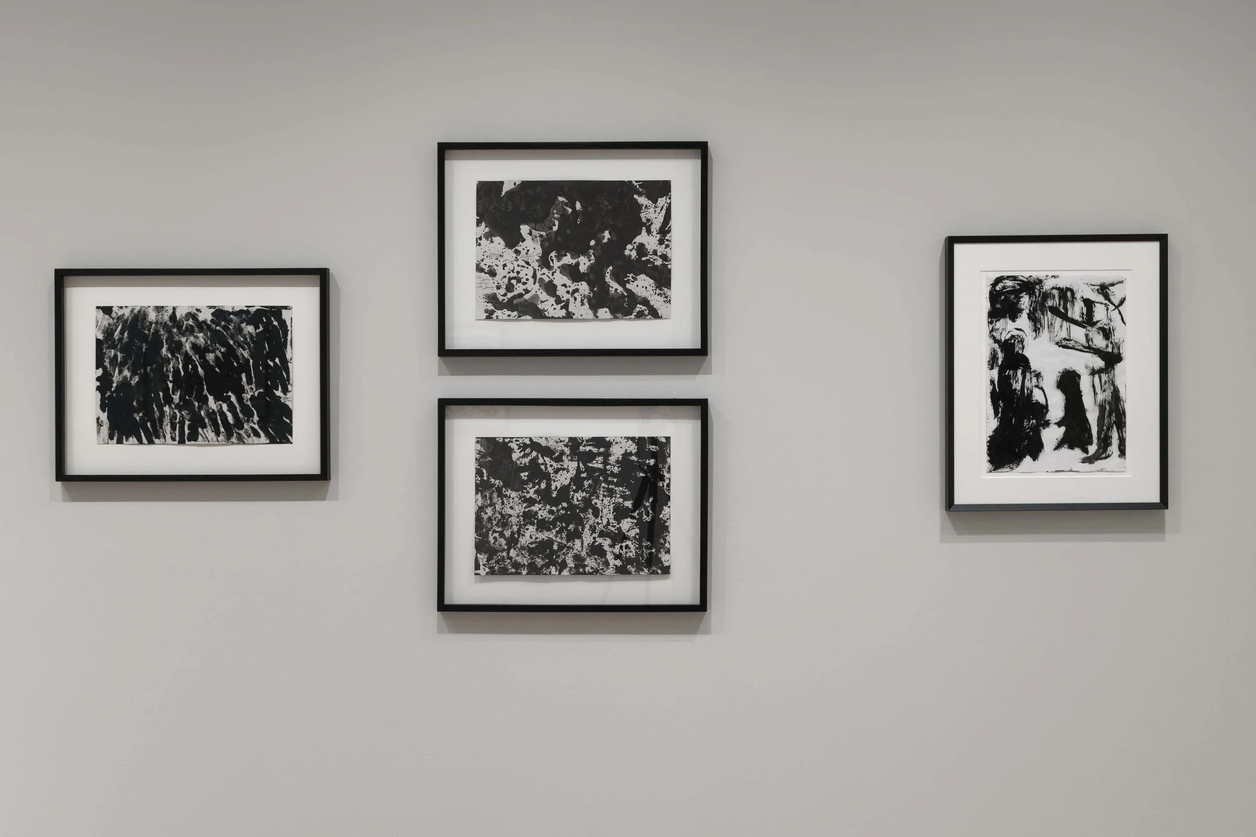  Ceija Stojka, installation view of  Making Visible  at The Drawing Center, New York. Photo: Daniel Terna 