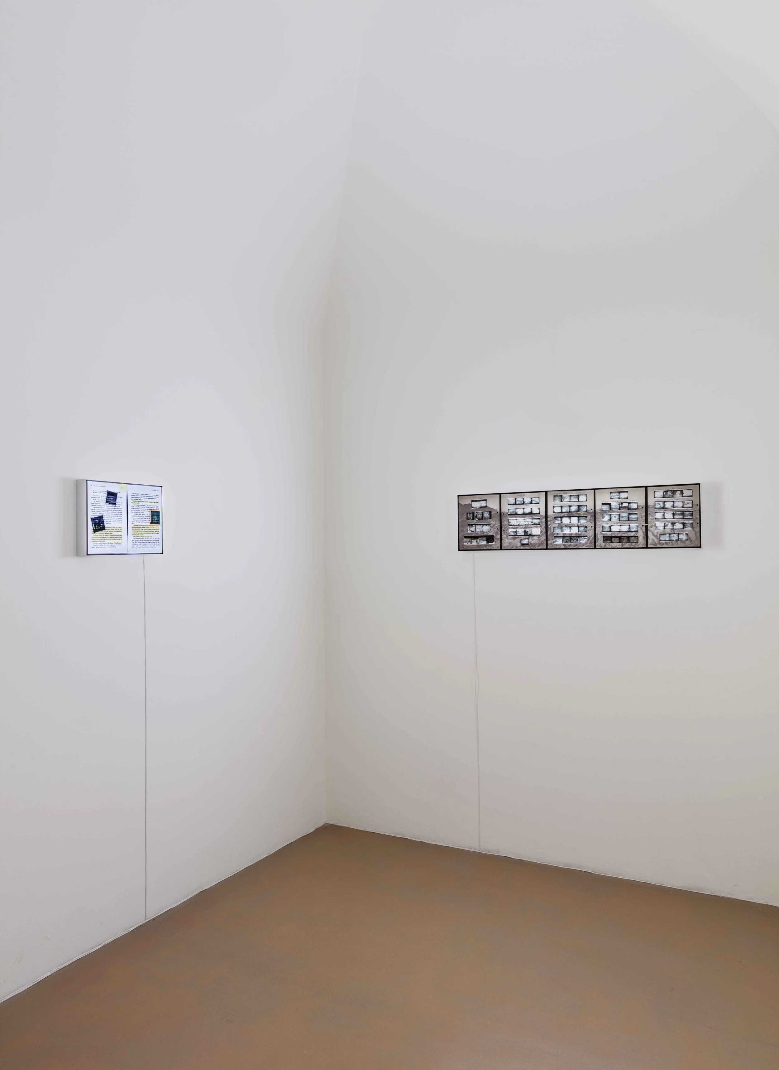  Huda Takriti, installation view of  It is Always Midnight in Their Minds , 2026. Co-produced by Phileas for  Inserzioni  at Castello di Rivoli Museo d'Arte Contemporanea, Italy. Photo: Sebastiano Pellion di Persano. Courtesy Castello di Rivoli Museo