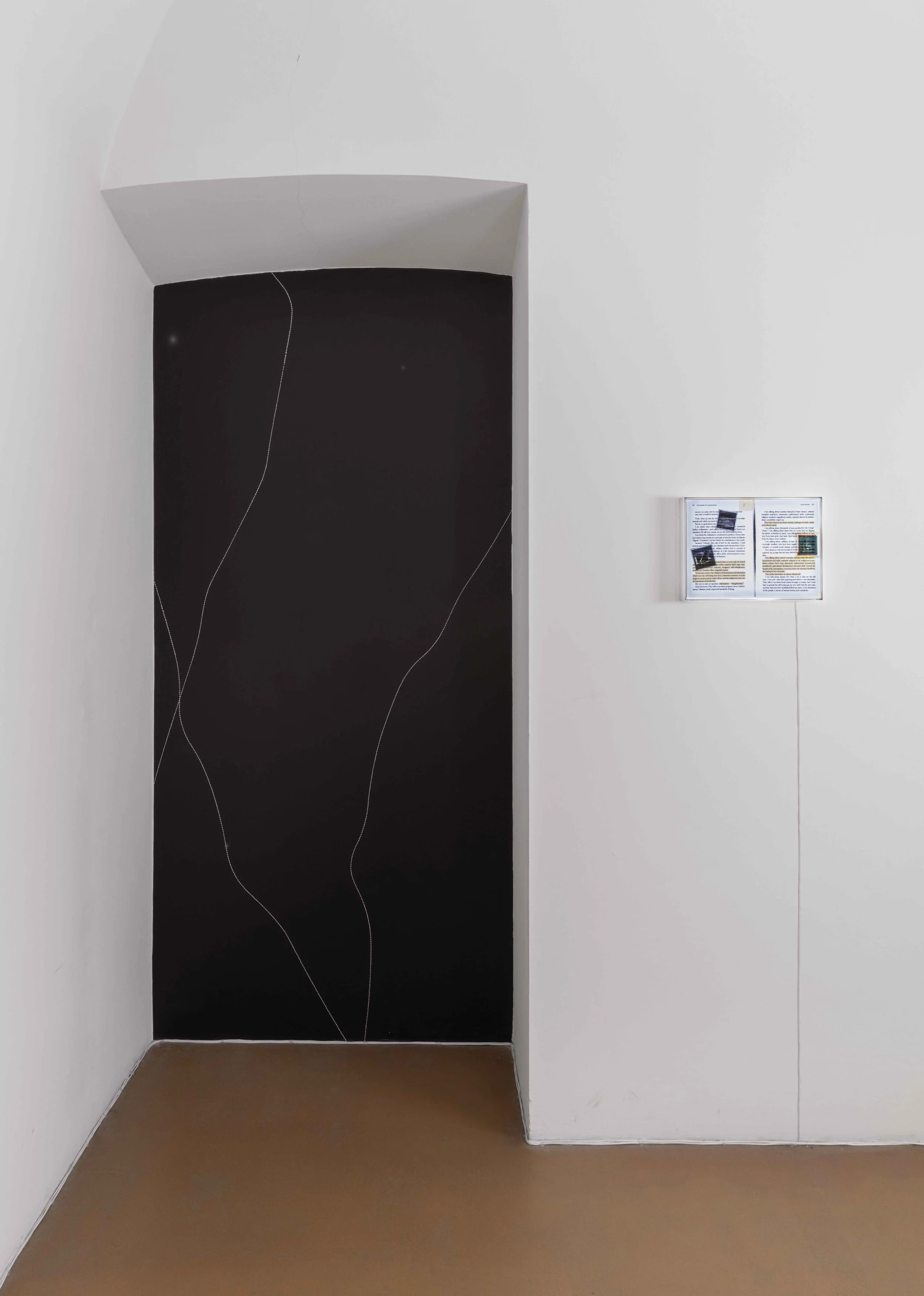  Huda Takriti, installation view of  It is Always Midnight in Their Minds , 2026. Co-produced by Phileas for  Inserzioni  at Castello di Rivoli Museo d'Arte Contemporanea, Italy. Photo: Sebastiano Pellion di Persano. Courtesy Castello di Rivoli Museo