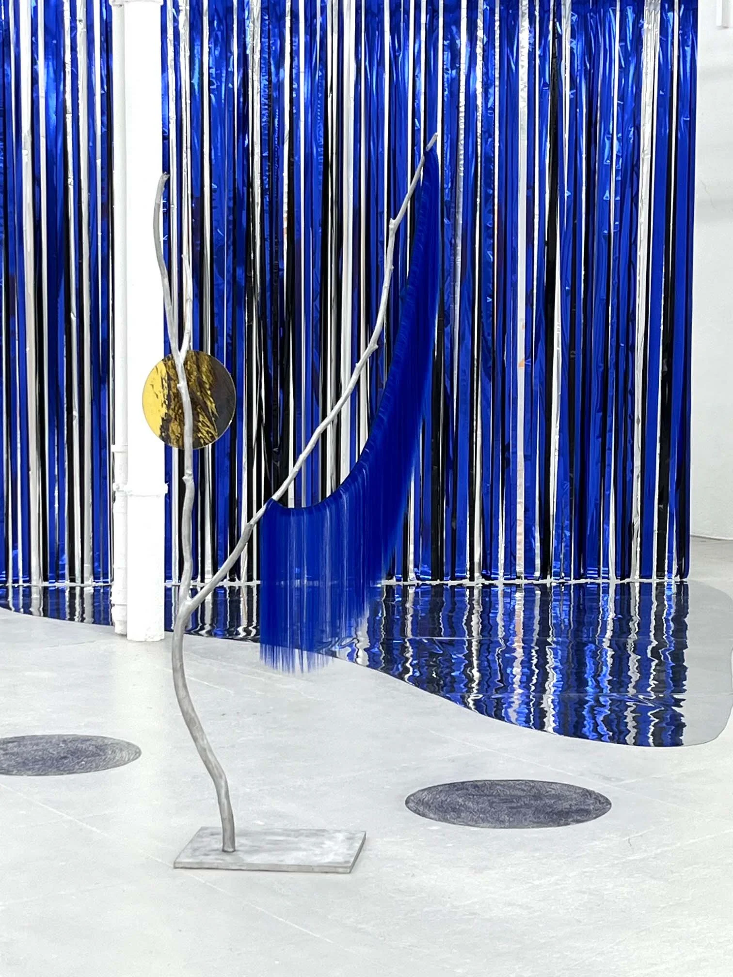  Katrina Daschner, installation view of  Aaaand… Scene / Und… Szene ‍ at Shedhalle Zurich, 2026. Photo: Katrina Daschner 