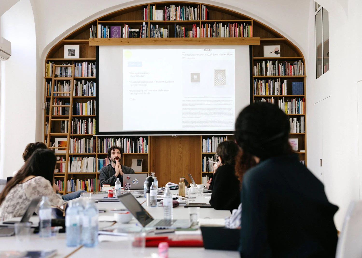  Frieze New Writers workshop, April 2026, Photo: Marcella Ruiz Cruz 
