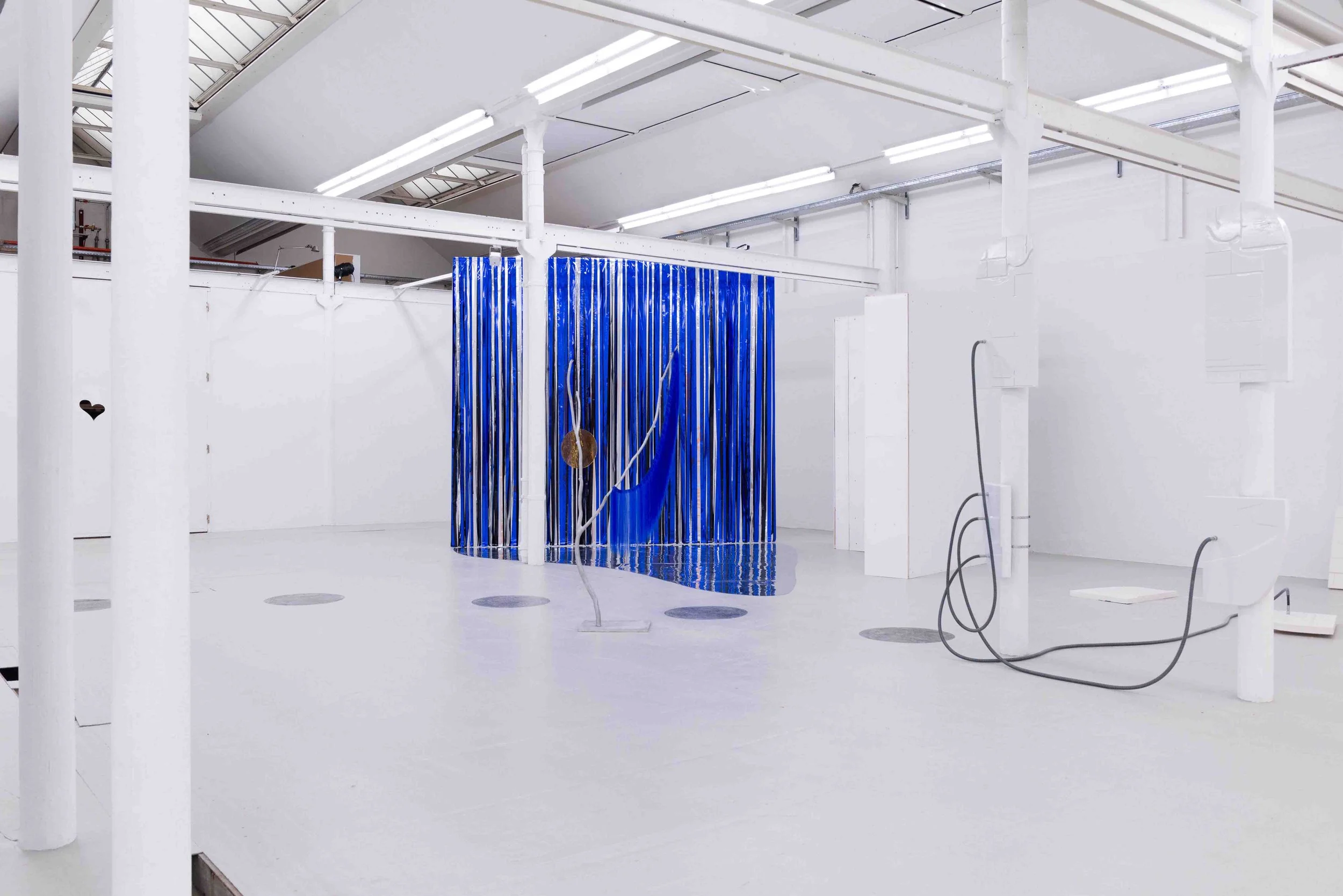  Katrina Daschner, installation view of  Aaaand… Scene / Und… Szene ‍ at Shedhalle Zurich, 2026. Photo: Alice Speller 