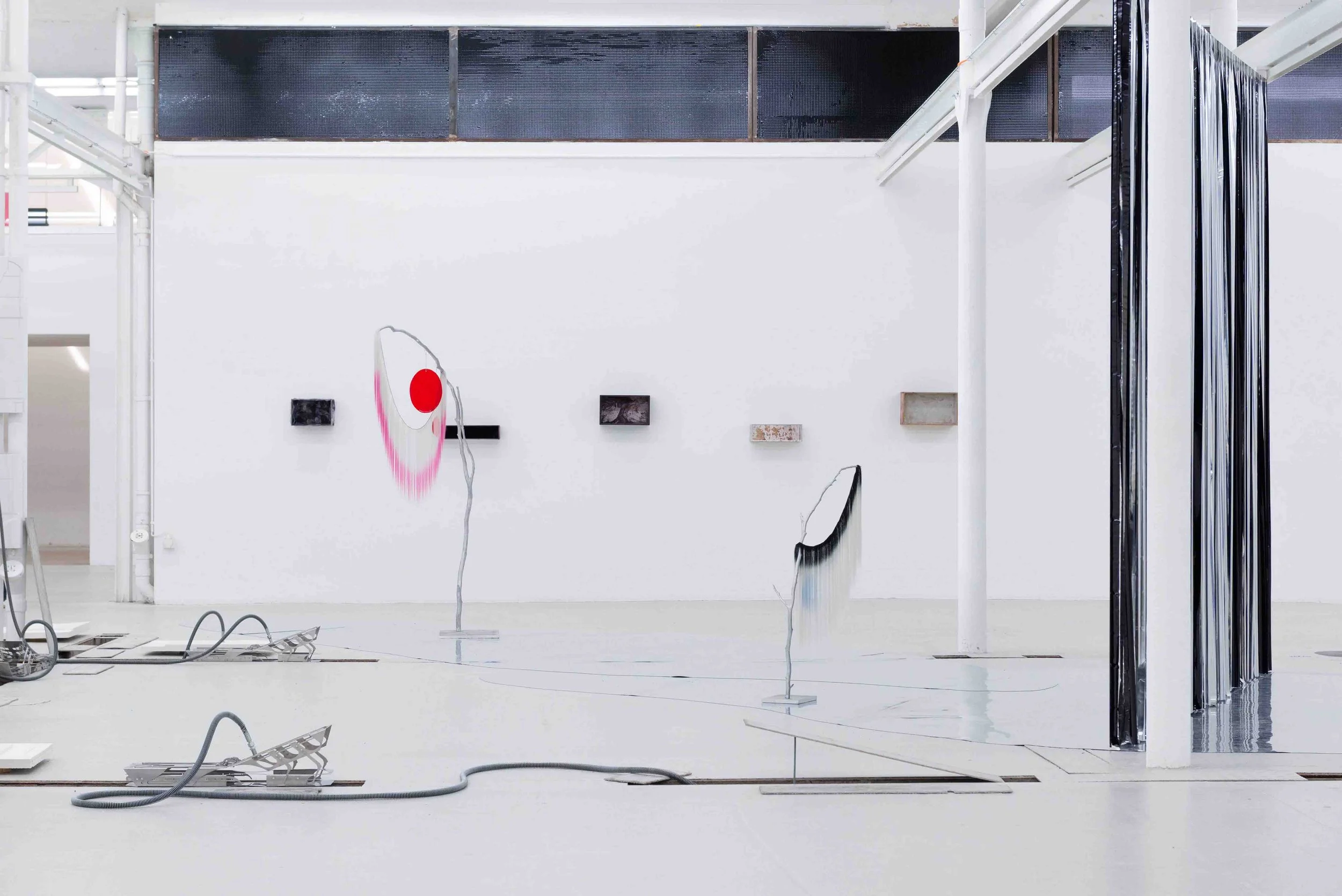  Katrina Daschner, installation view of  Aaaand… Scene / Und… Szene ‍ at Shedhalle Zurich, 2026. Photo: Alice Speller 