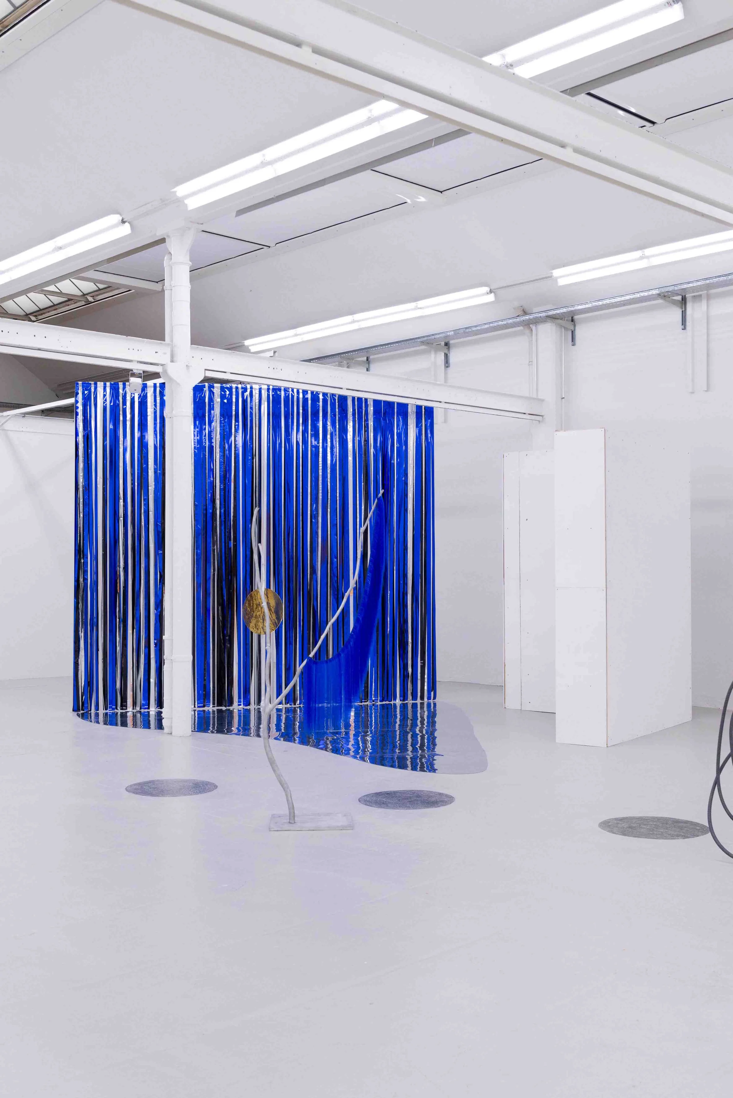 Katrina Daschner, installation view of  Aaaand… Scene / Und… Szene ‍ at Shedhalle Zurich, 2026. Photo: Alice Speller 