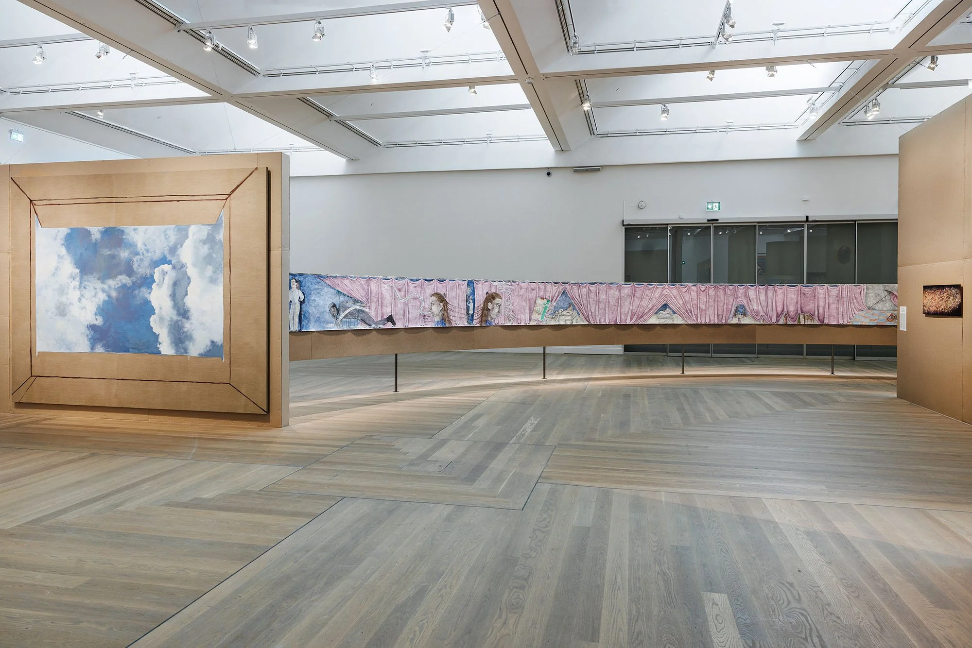  Agnes Scherer, installation view of  Études Marginales  at Moderna Museet in Sweden, 2026. © Agnes Scherer. Photo: My Matson/Moderna Museet 