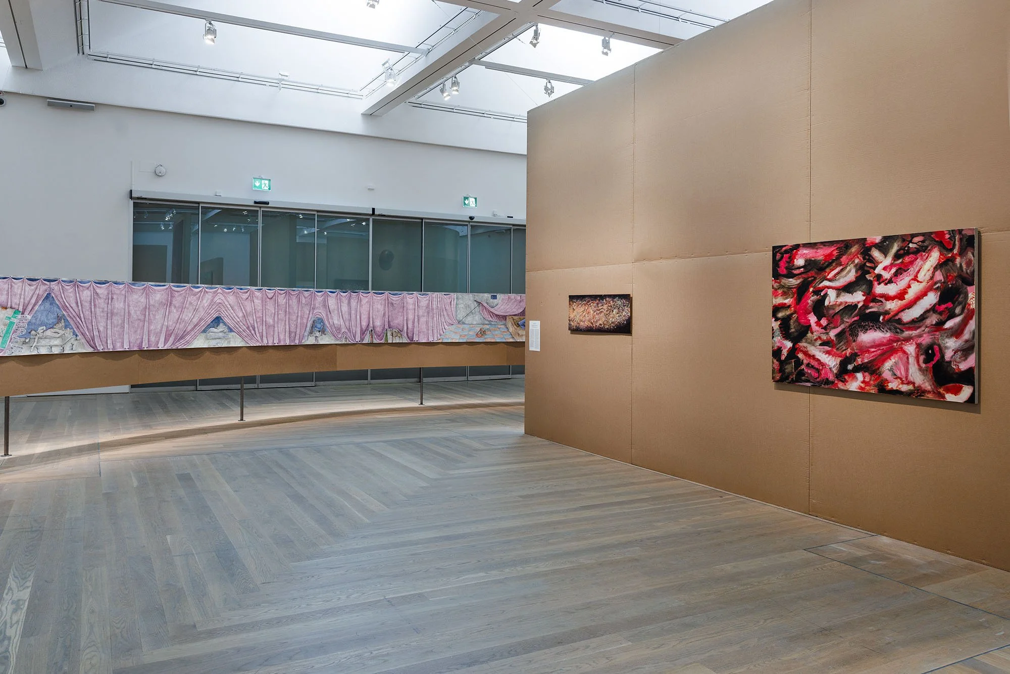  Agnes Scherer, installation view of  Études Marginales  at Moderna Museet in Sweden, 2026. © Agnes Scherer. Photo: My Matson/Moderna Museet 