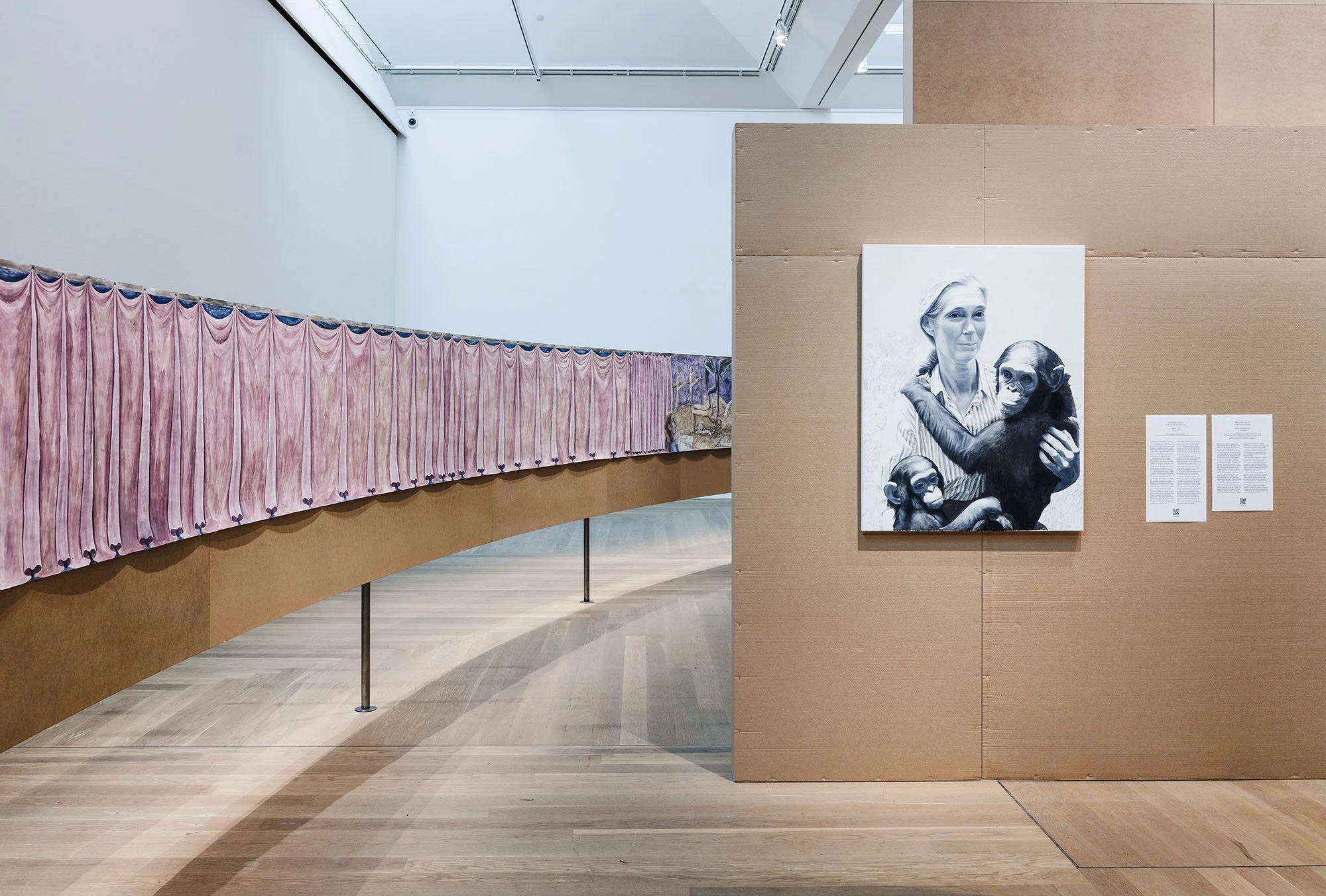  Agnes Scherer, installation view of  Études Marginales  at Moderna Museet in Sweden, 2026. © Agnes Scherer. Photo: My Matson/Moderna Museet 