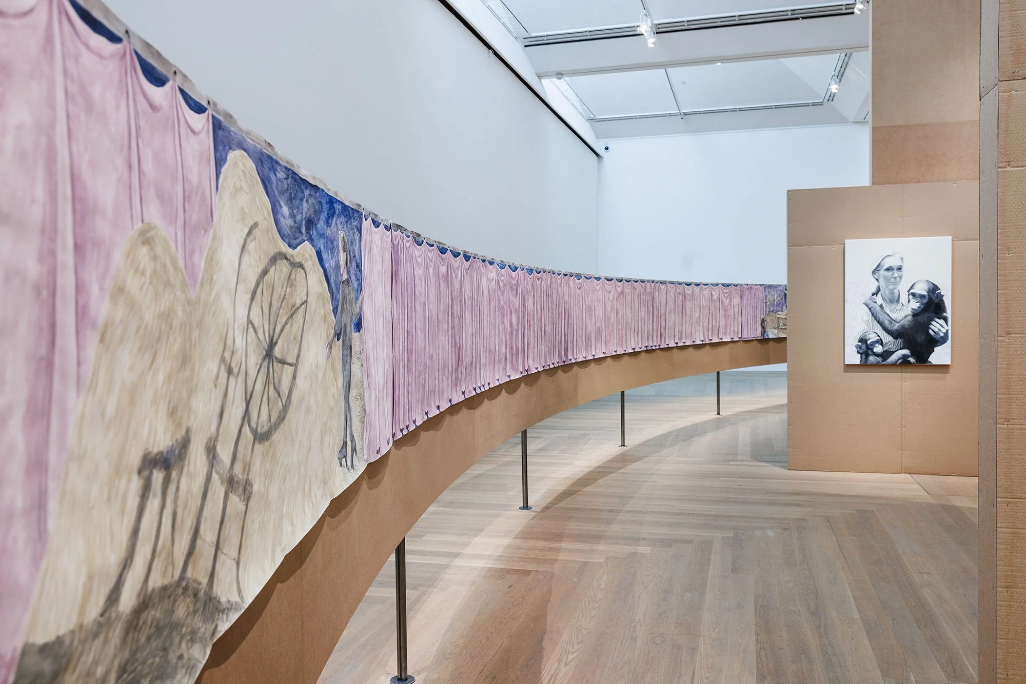  Agnes Scherer, installation view of  Études Marginales  at Moderna Museet in Sweden, 2026. © Agnes Scherer. Photo: My Matson/Moderna Museet 