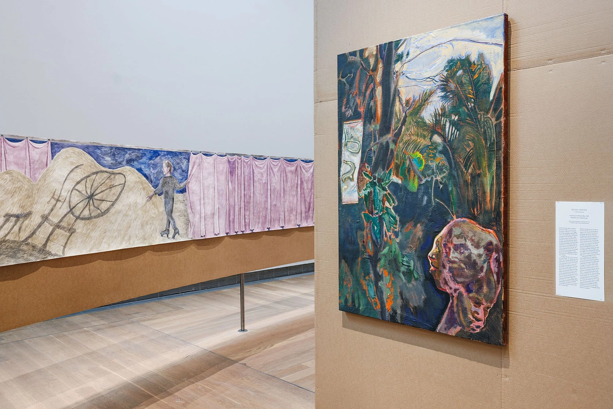  Agnes Scherer, installation view of  Études Marginales  at Moderna Museet in Sweden, 2026. © Agnes Scherer. Photo: My Matson/Moderna Museet 