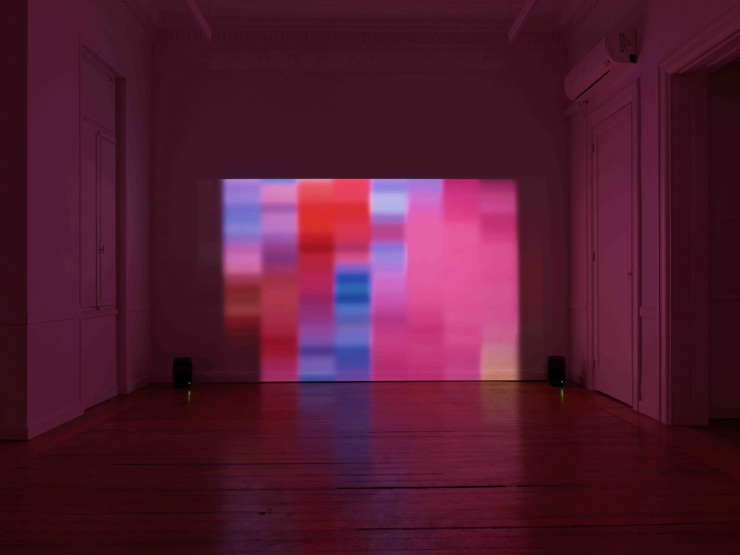  Valentina Triet,  Of manners, of trips , installation view at Akwa Ibom, Athens. Courtesy Akwa Ibom, the artist, and FELIX GAUDLITZ, Vienna. Photo: Stathis Mamalakis 