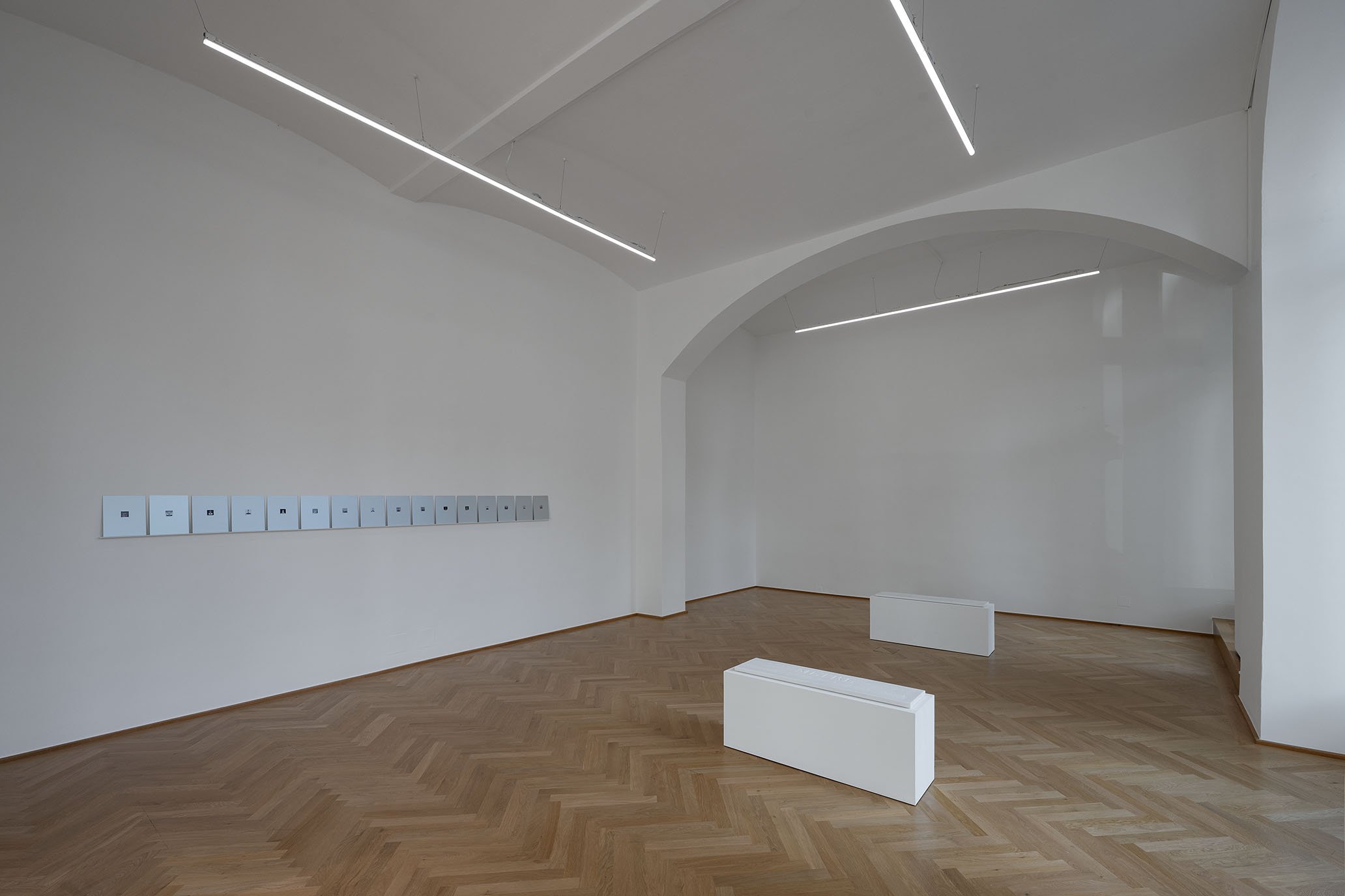  Andrés Ramírez Gaviria, installation view of  INTERVAL  at Phileas, 2026. Photo: © Simon Veres 