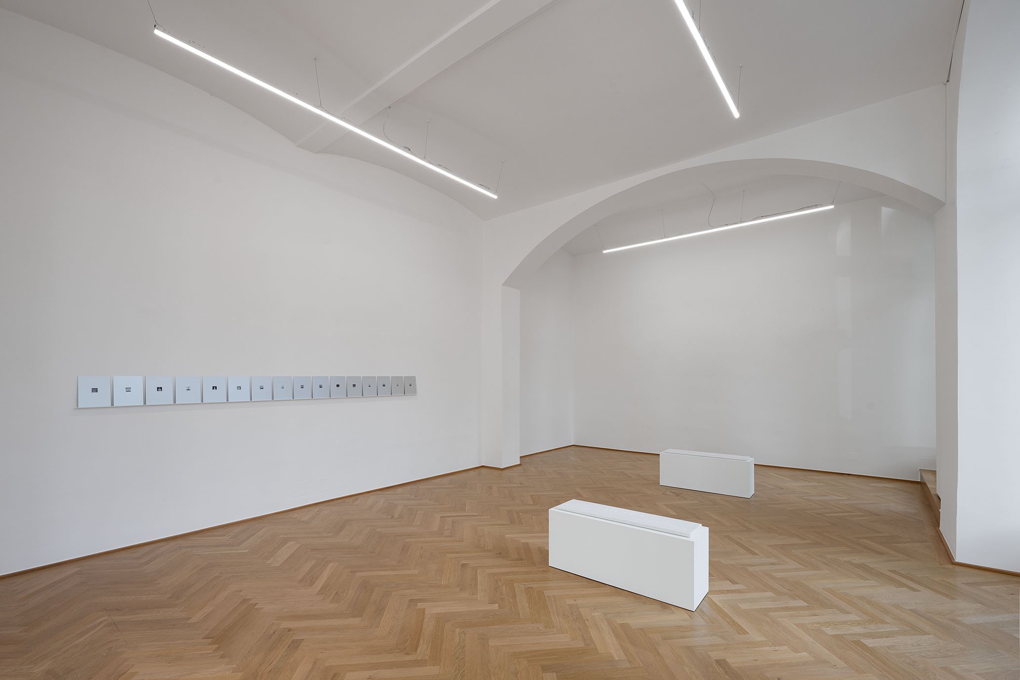  Andrés Ramírez Gaviria, installation view of  INTERVAL  at Phileas, 2026. Photo: © Simon Veres 