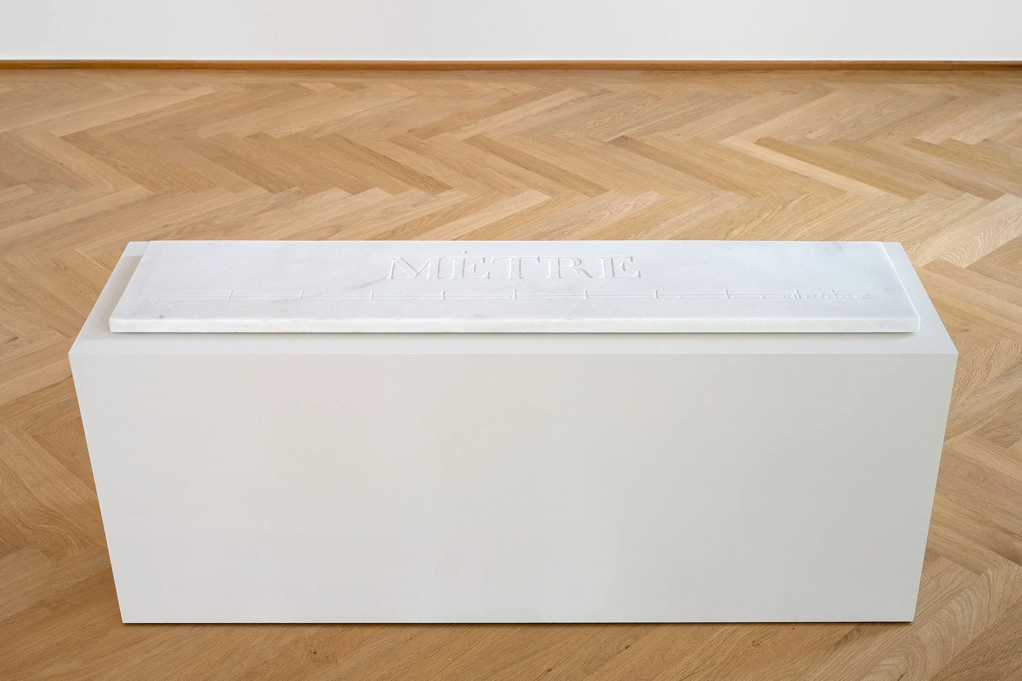  Andrés Ramírez Gaviria,  Mètre , installation view of  INTERVAL  at Phileas, 2026. Photo: © Simon Veres 
