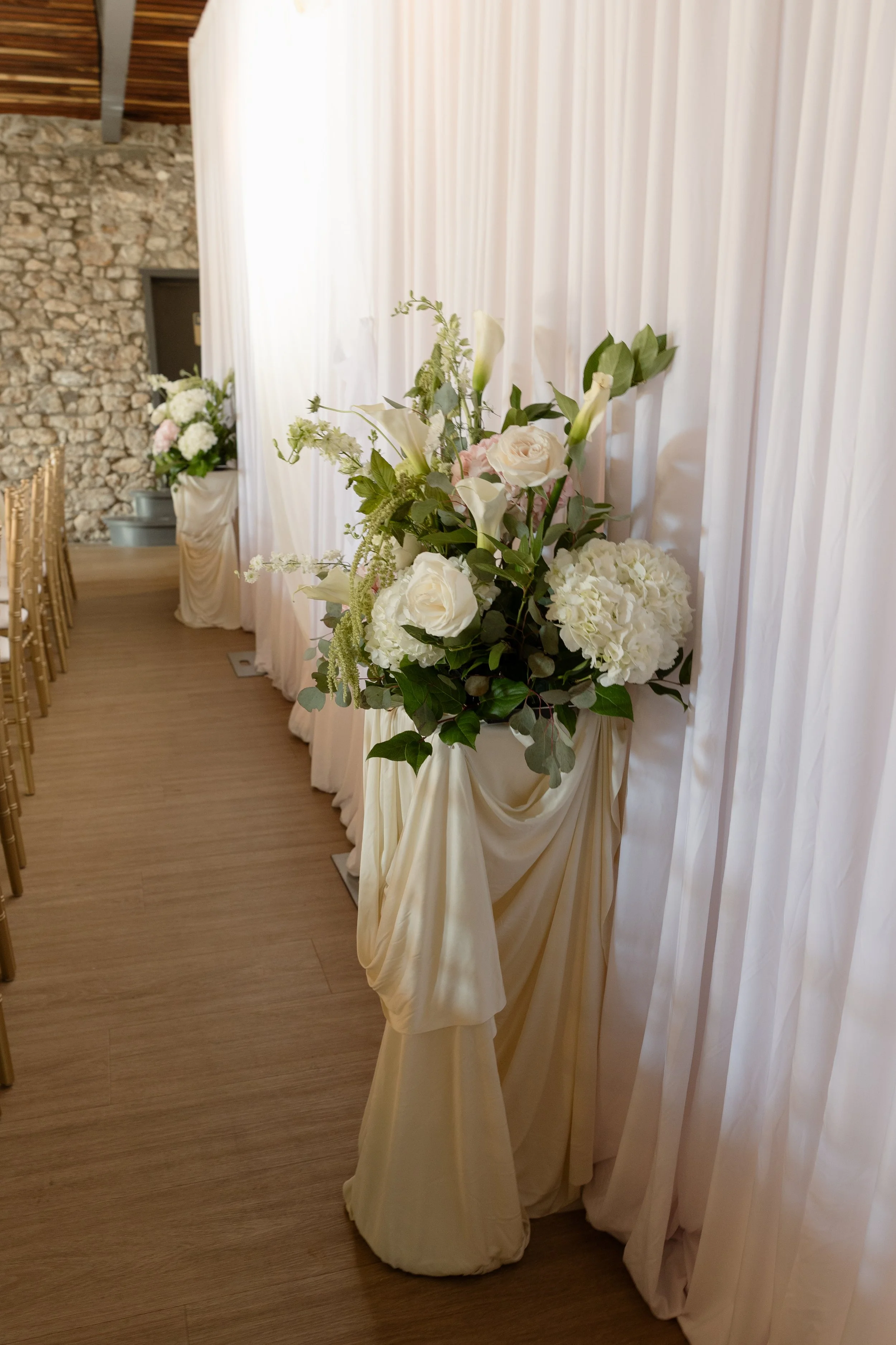 Pastel Tall arrangement Gideon Owen Sandusky Ohio Florist