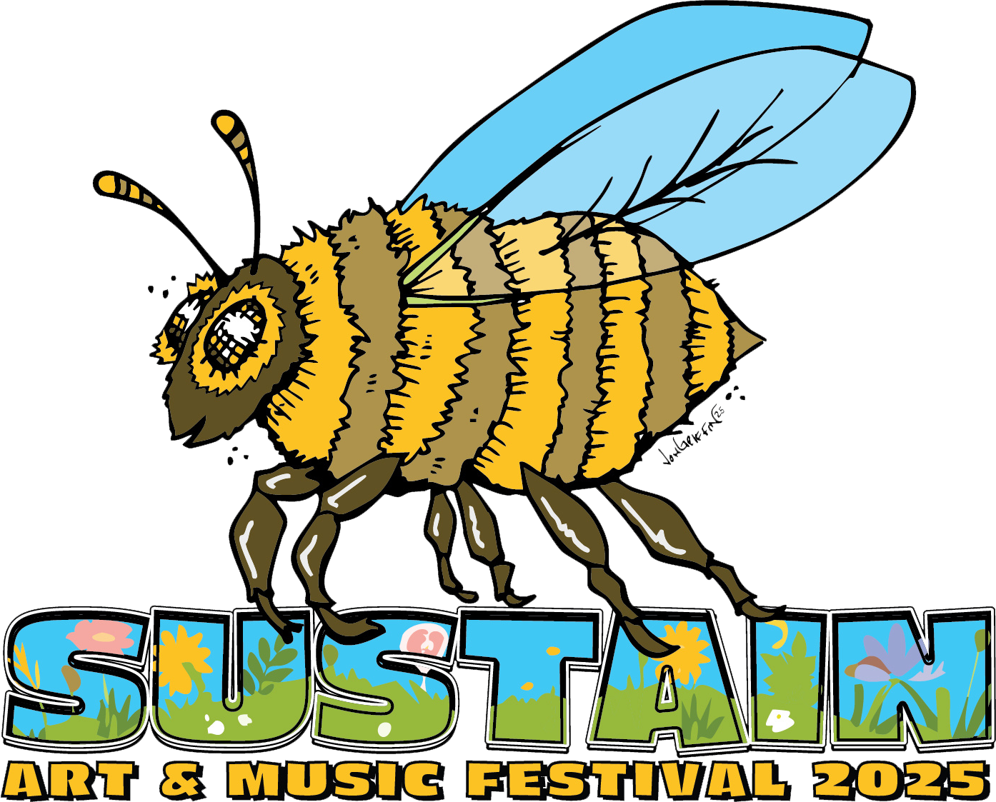 Sustain Art & Music Festival - Front Tshirt Logo 2025.png