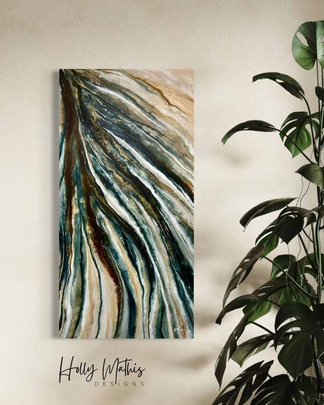 Whispers of Palm, 24" x 48"