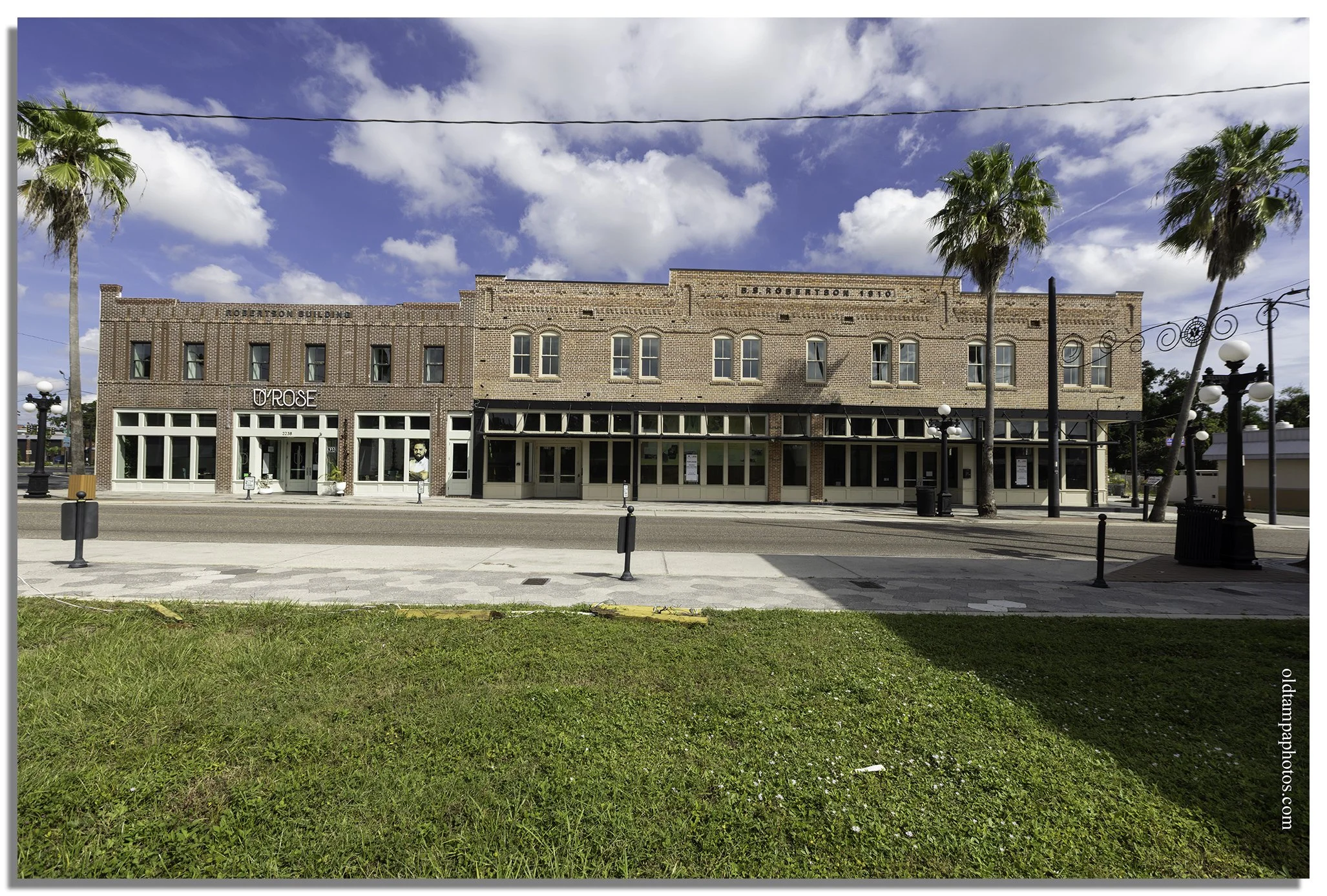 Historic Robertson Buildings on East Seventh Avenue in Ybor City, longtime home of Kehoe Furniture, with the original 1910 brickwork