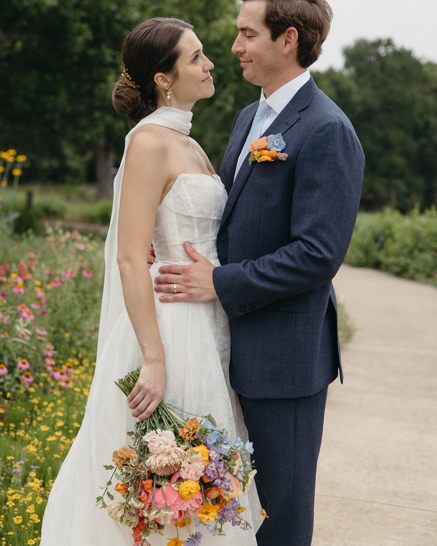 M + M are married! 🌸🍊🥭🍋🪻🍇

Venue: @wildflowercenterevents
Planning &amp; Coordination: @k_laine_co
Photo: @laurennicolephoto_
Florist: @yarrowandjames
HMU: @katyreddellbeauty
Dress Shop: @aandbe_bridalshop @aandbe_dallas
Dressr: @jennyyoonyc
Sh