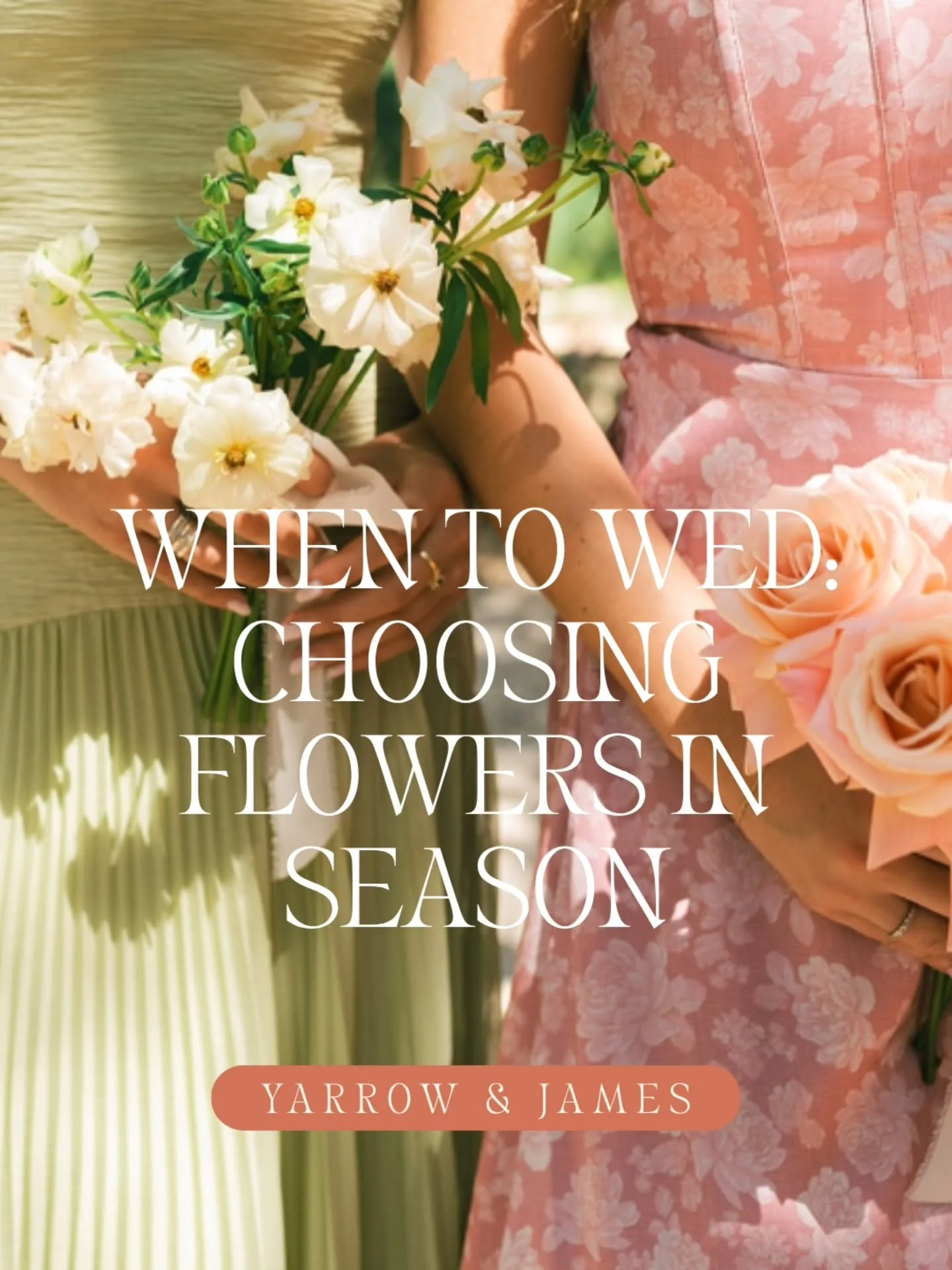 When you&rsquo;re choosing your wedding date, think about what&rsquo;s naturally in bloom &mdash; seasonal flowers not only look their best, they feel their best too 🌿
Spring brings soft romance, summer bursts with color, fall leans earthy and textu