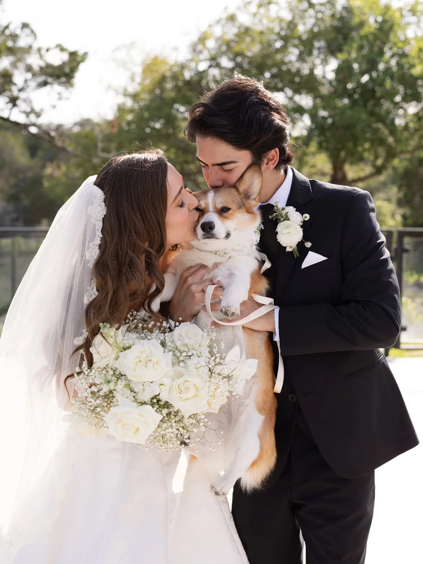The Hammonds 🤍🐾

One of our favorite things? When couples make room for their fur babies to be part of the big day. Because they&rsquo;re family, too. 🥹

These sweet moments with the Hammonds and their four-legged bestie are exactly why we love we