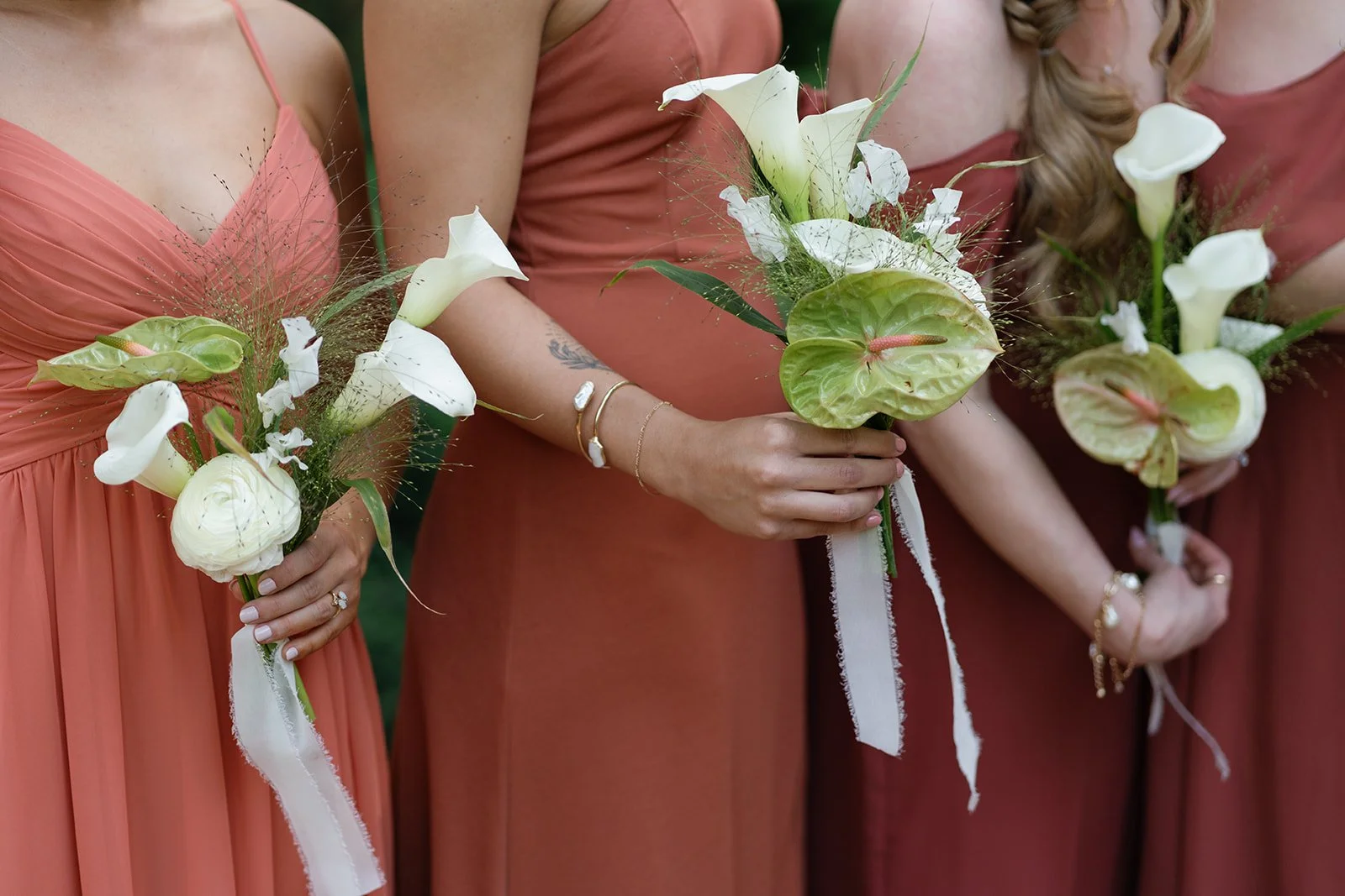 an image of wedding party petite posy bouquets
